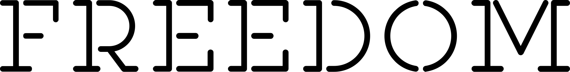 Freedom Scripted Logo