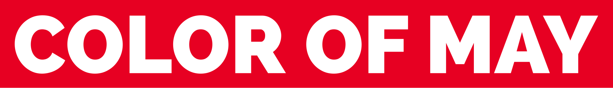 Color of May Logo