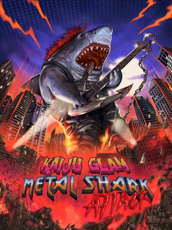 Poster to the movie "Kaiju Glam Metal Shark Attack" #982818