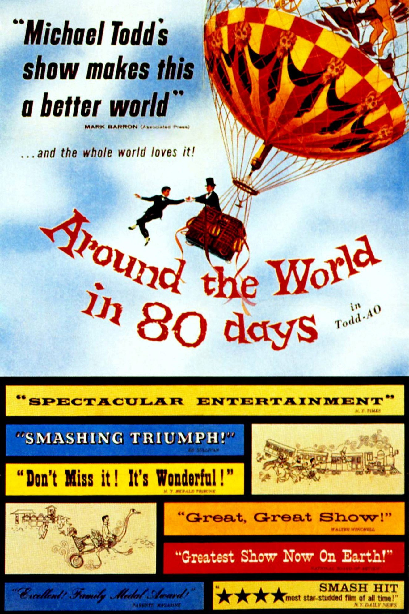 Poster to the movie "Around the World in Eighty Days" #1165831
