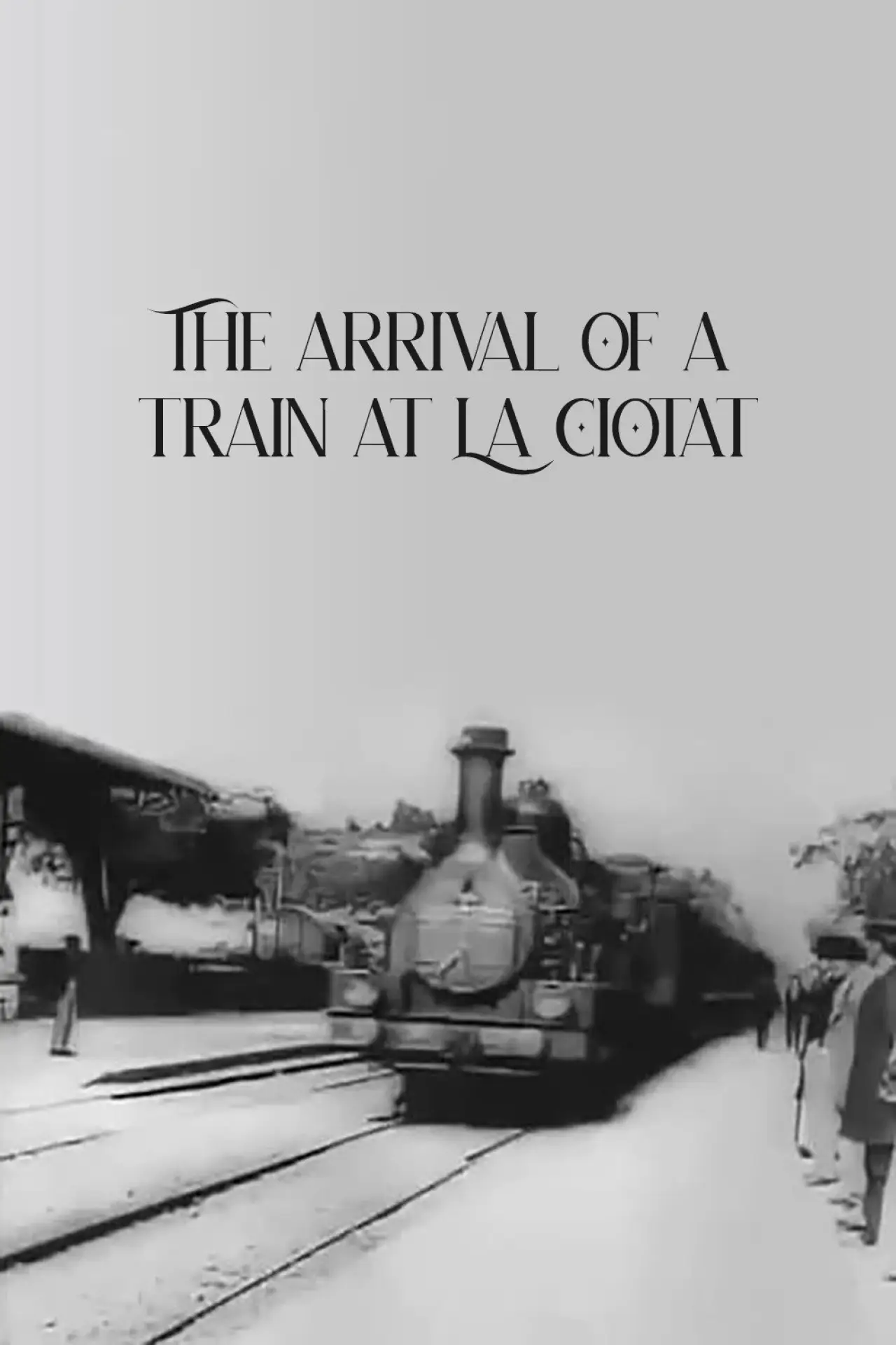 Movie poster "The Arrival of a Train at La Ciotat"