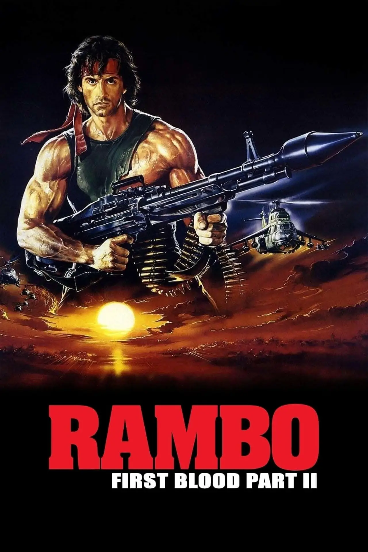 Movie poster "Rambo: First Blood Part II"