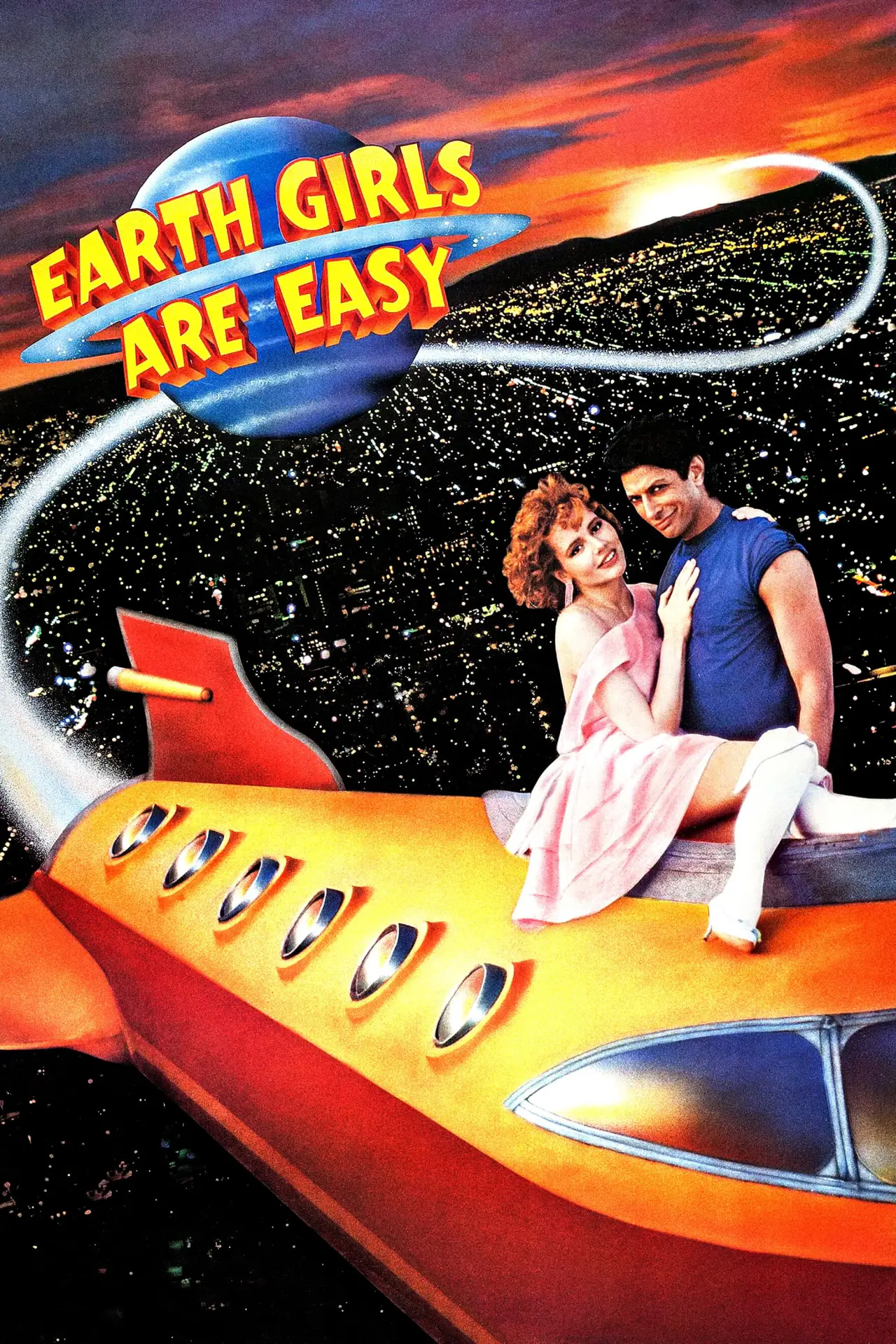 Movie poster "Earth Girls Are Easy"