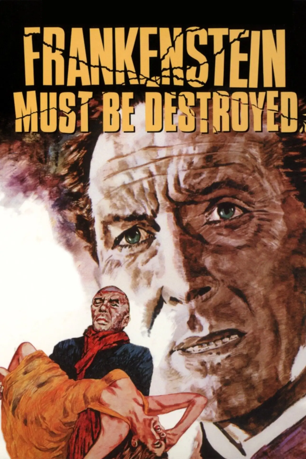 Movie poster "Frankenstein Must Be Destroyed"