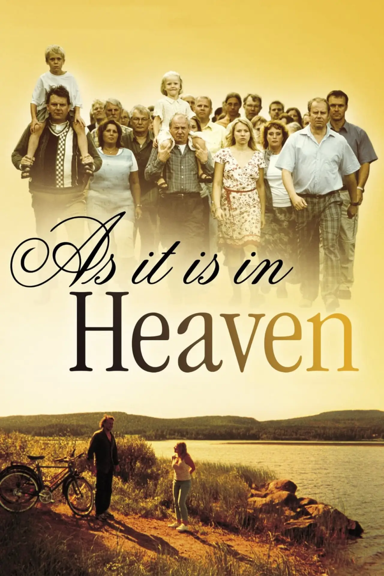 Movie poster "As It Is in Heaven"