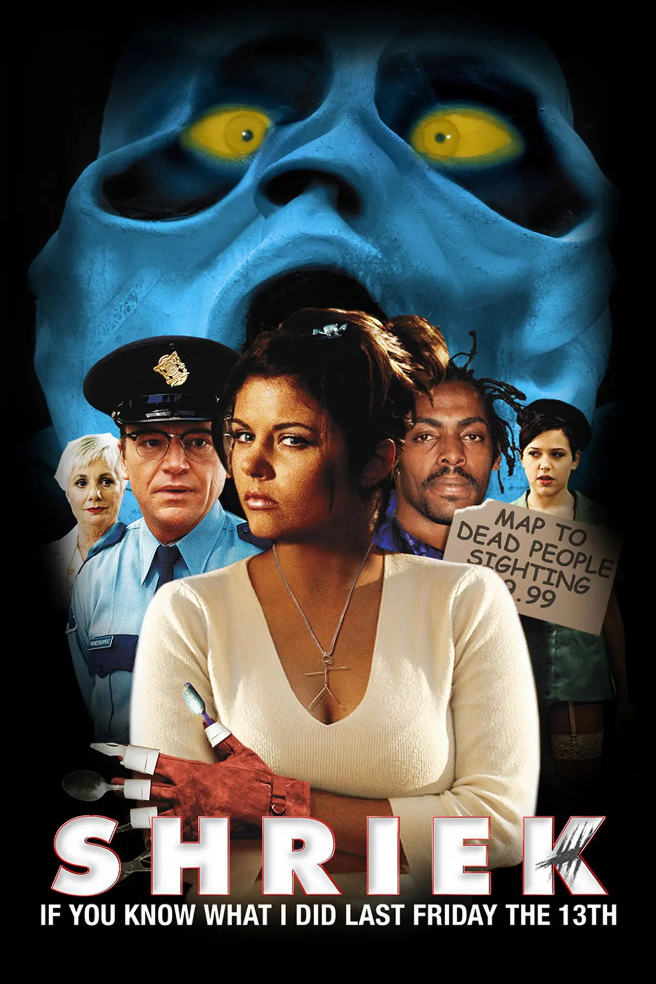 Movie poster "Shriek If You Know What I Did Last Friday the Thirteenth"