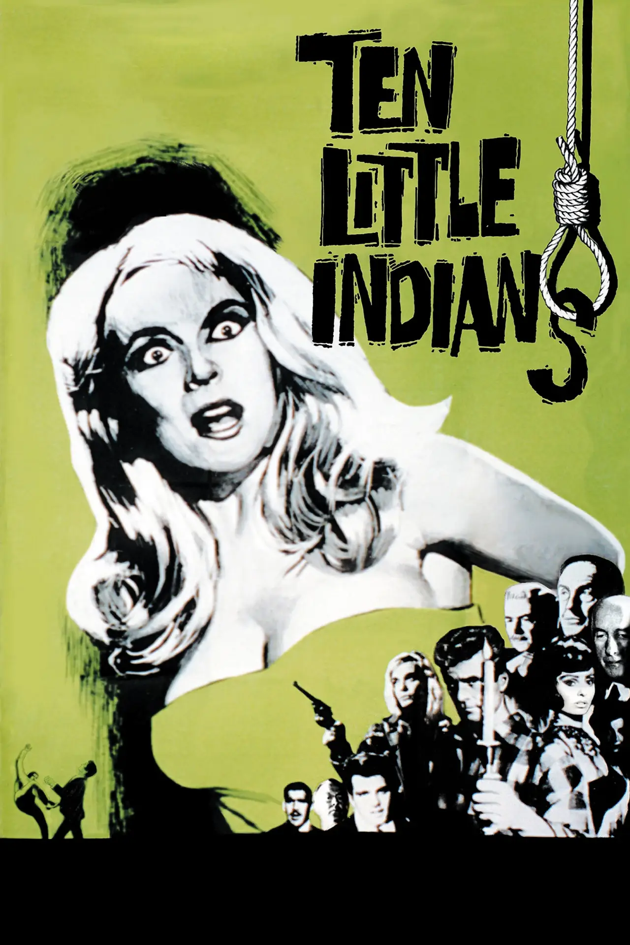 Movie poster "Ten Little Indians"