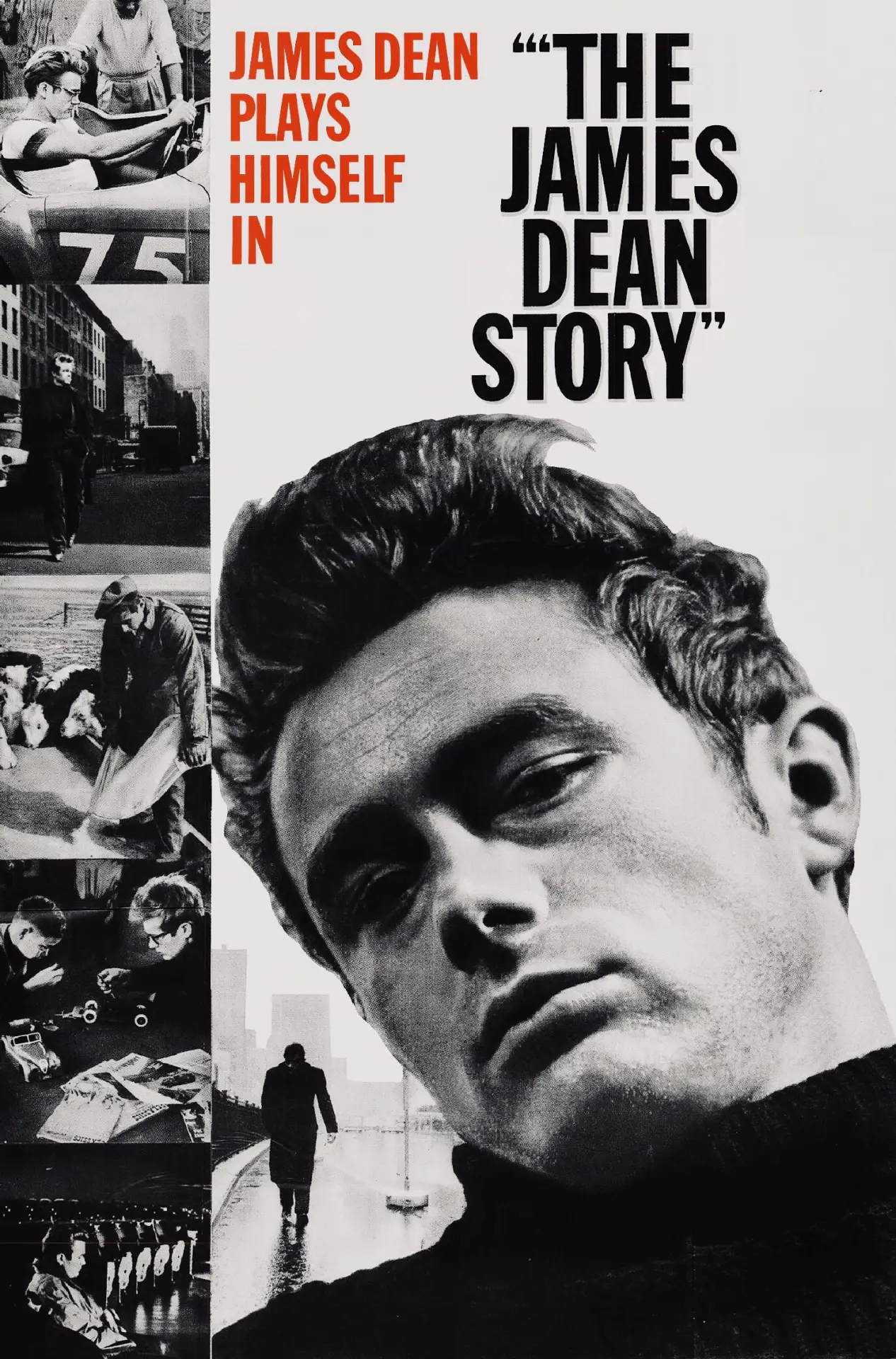 Movie poster "The James Dean Story"