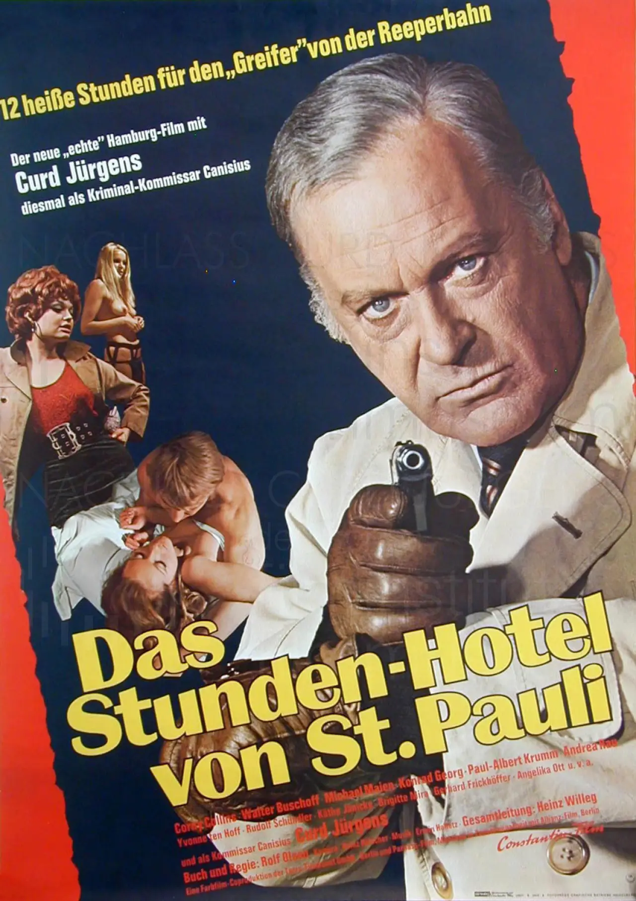 Movie poster "Das Stunden-Hotel von St. Pauli"