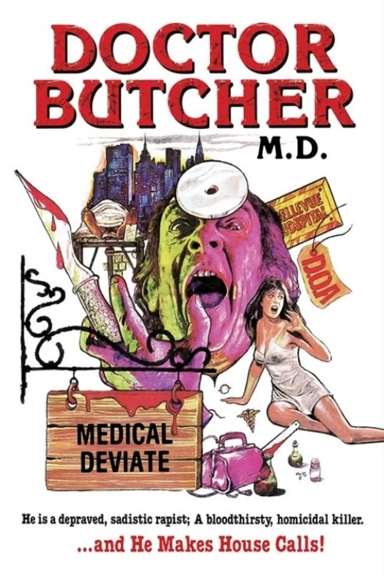 Movie poster "Doctor Butcher M.D."