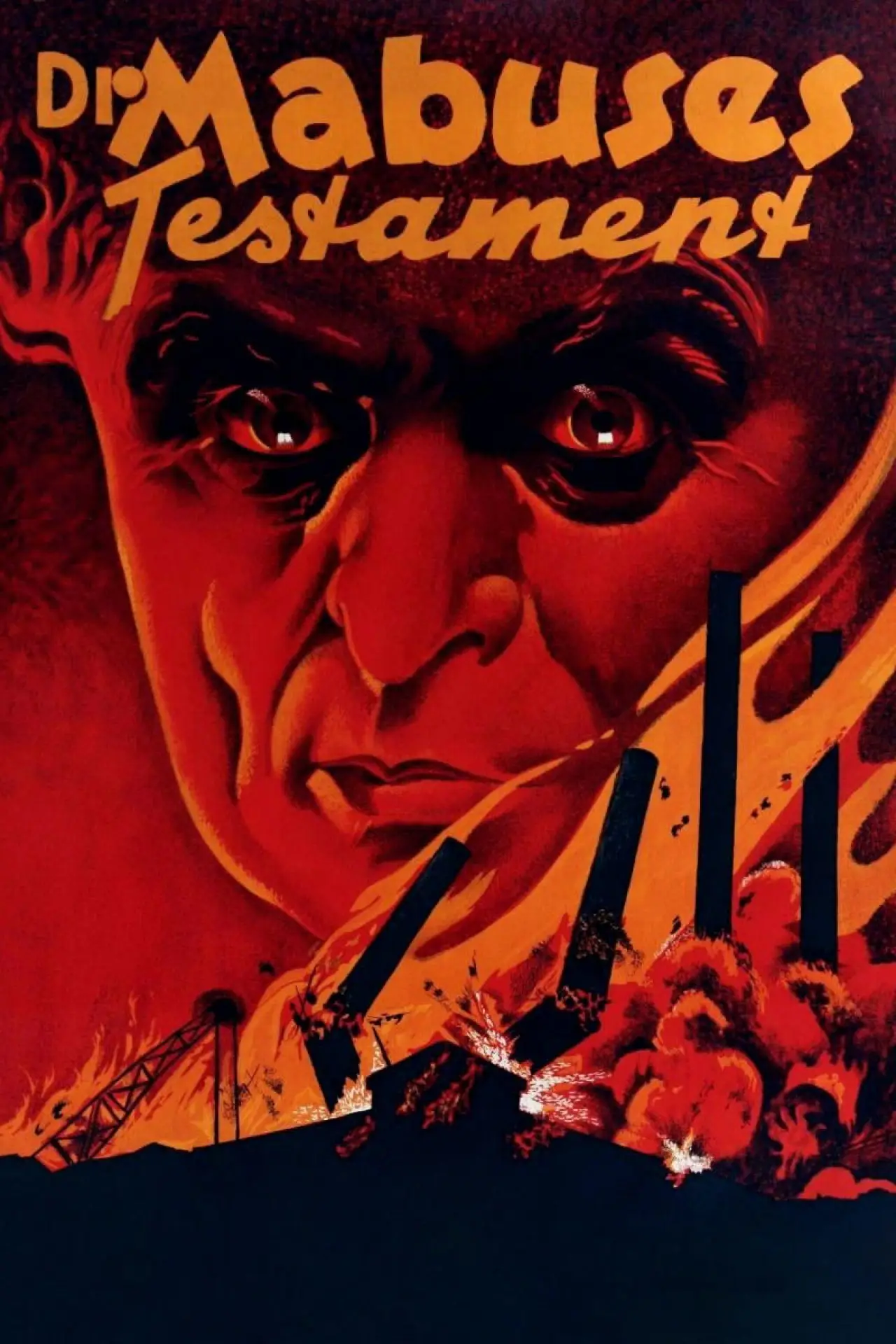 Movie poster "The Testament of Dr. Mabuse"