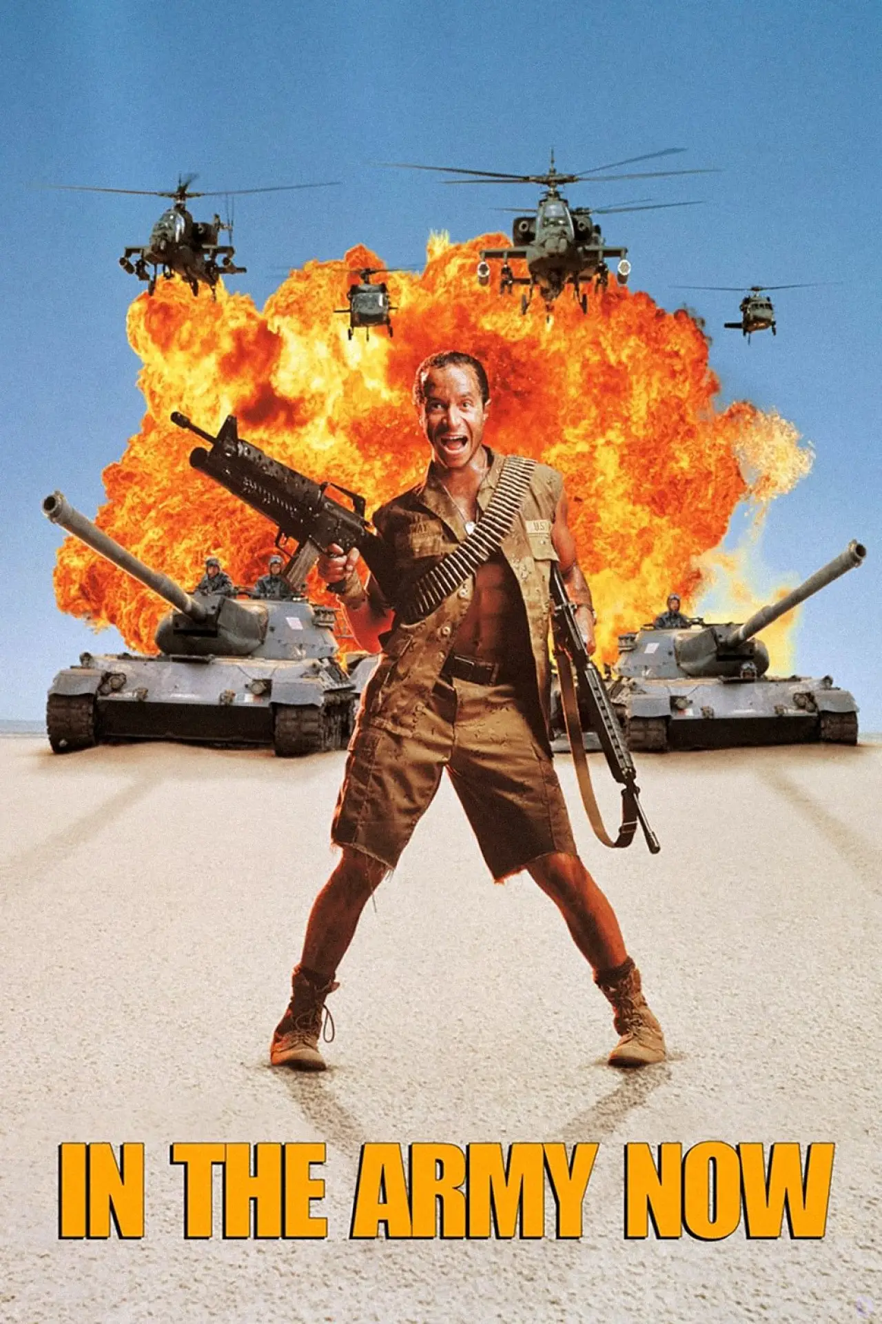 Movie poster "In the Army Now"