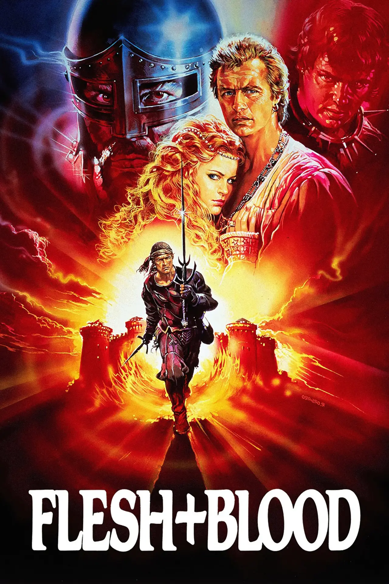 Movie poster "Flesh + Blood"