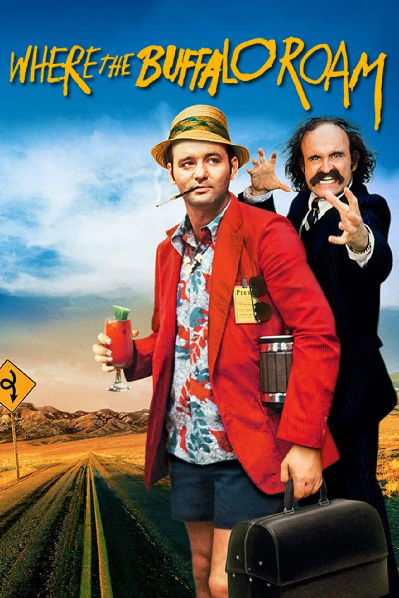 Movie poster "Where the Buffalo Roam"