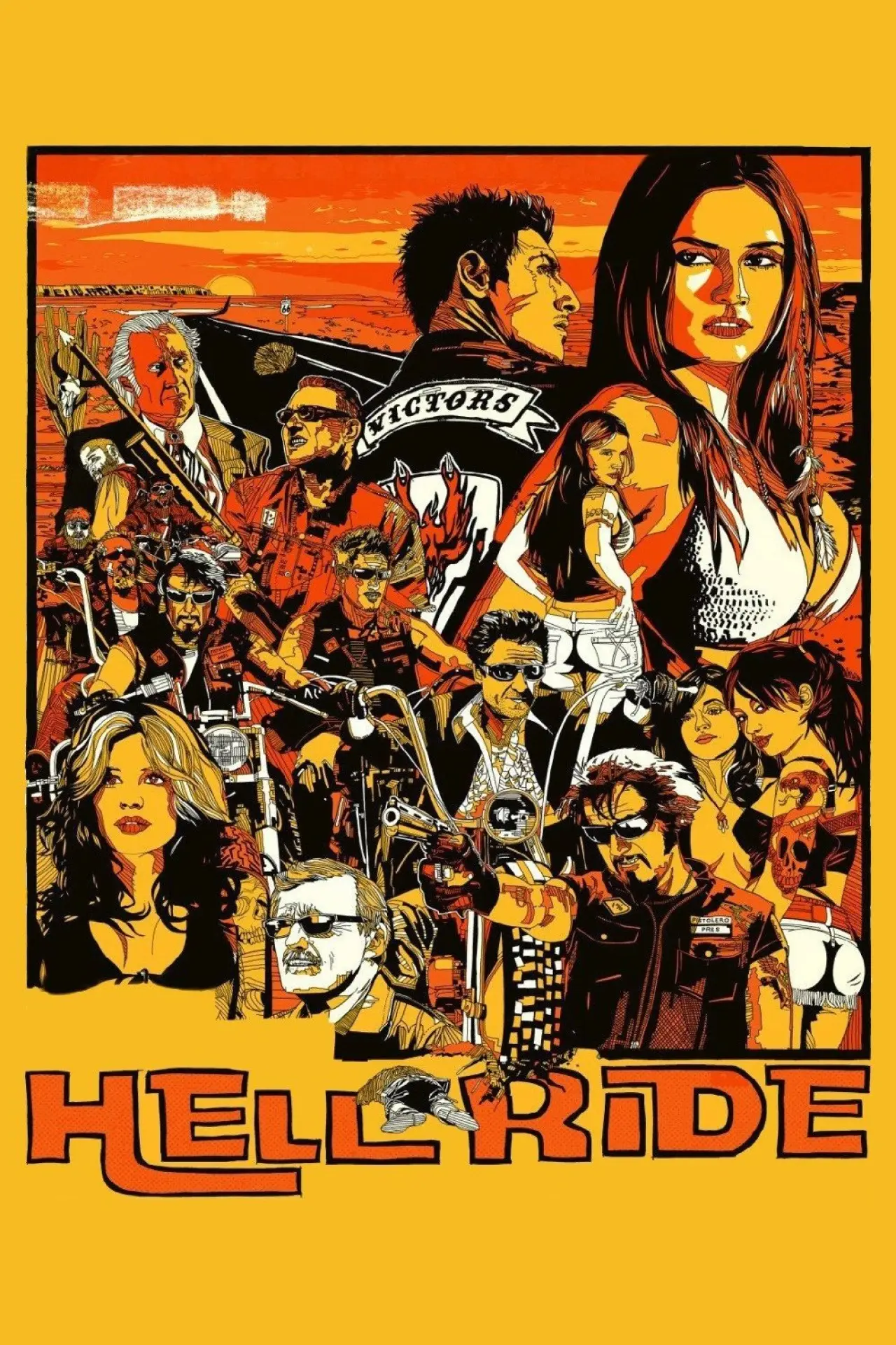 Movie poster "Hell Ride"
