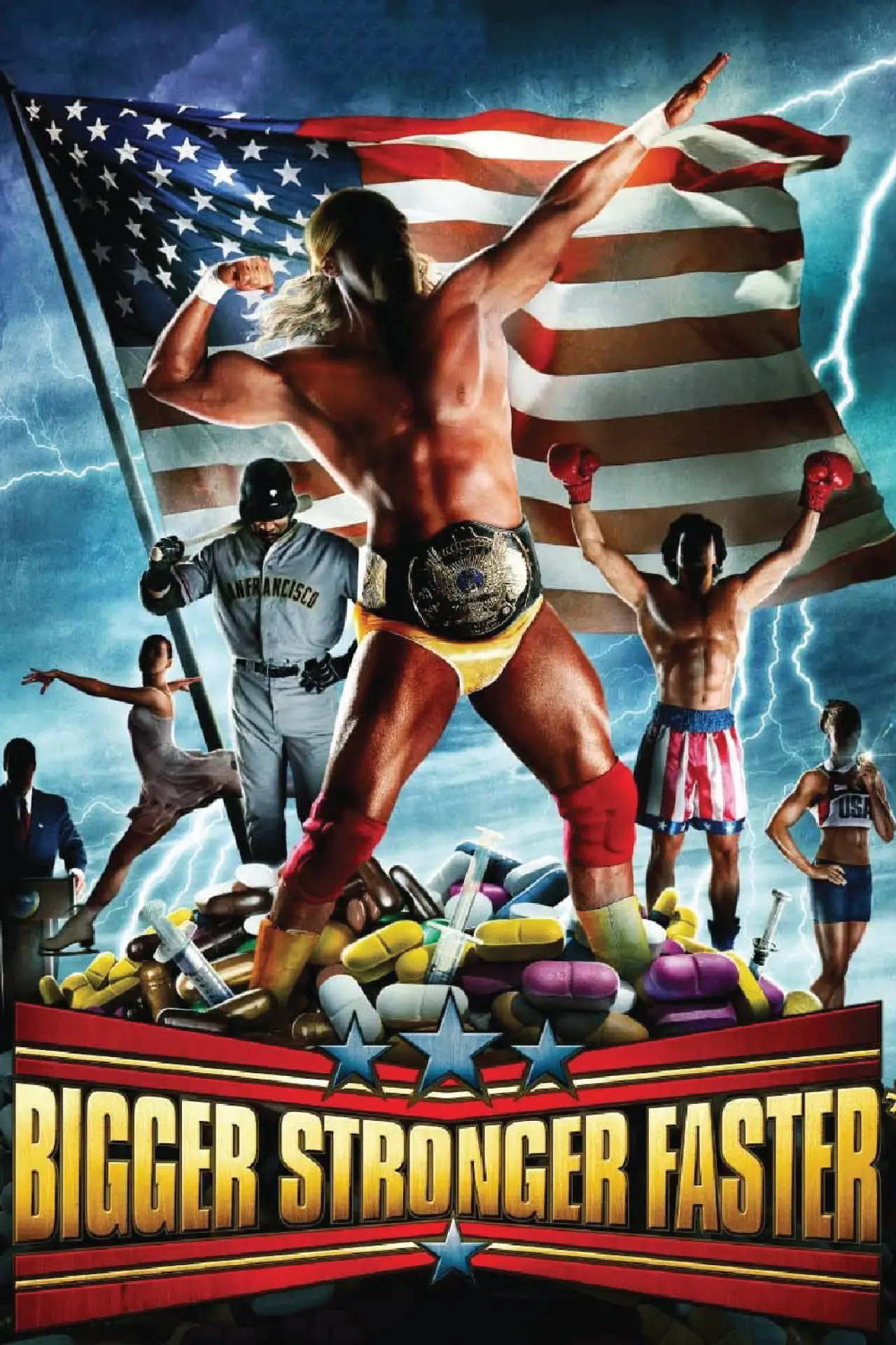 Movie poster "Bigger Stronger Faster*"