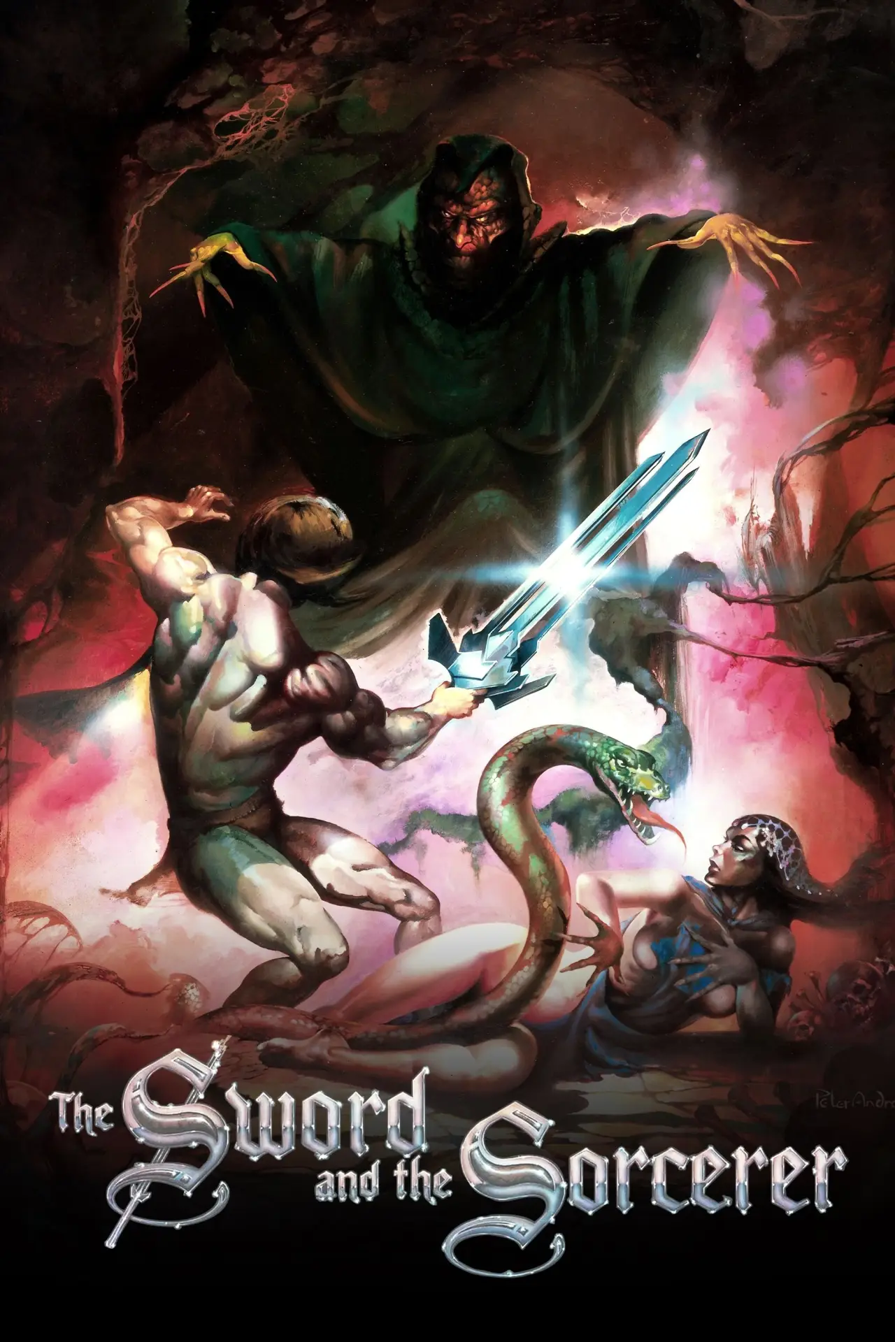 Movie poster "The Sword and the Sorcerer"