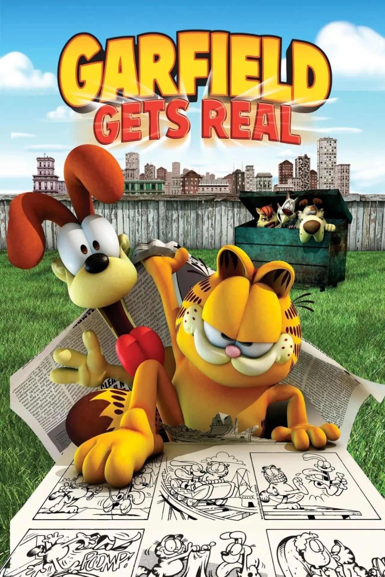 Movie poster "Garfield Gets Real"