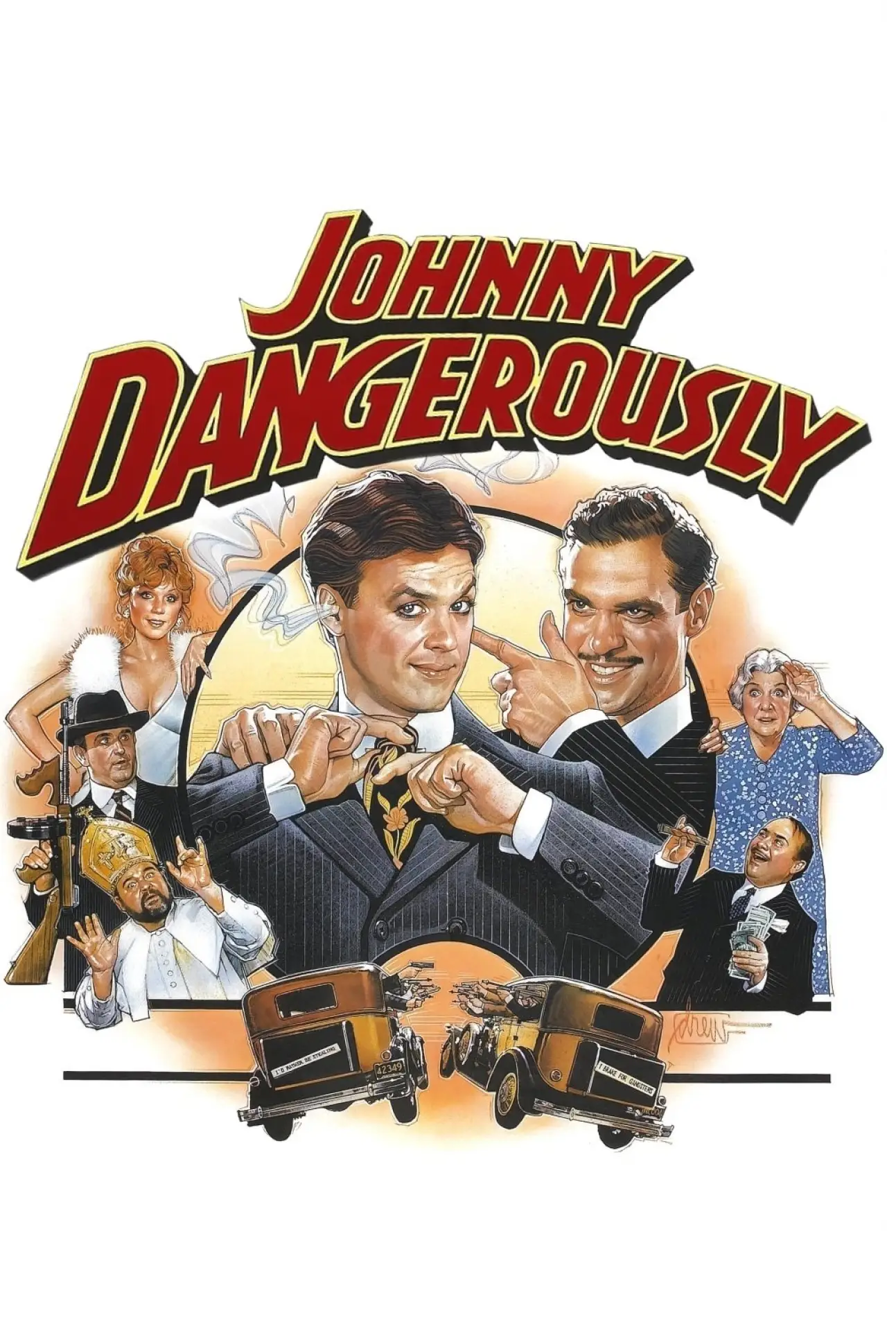 Movie poster "Johnny Dangerously"