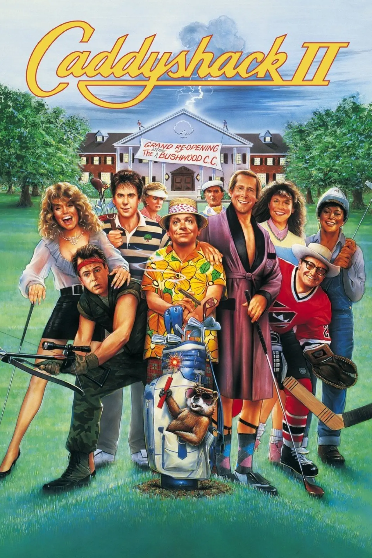Movie poster "Caddyshack II"