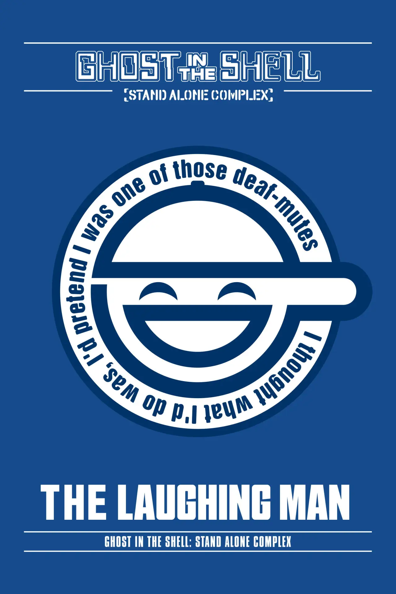 Movie poster "Ghost in the Shell: Stand Alone Complex – The Laughing Man"