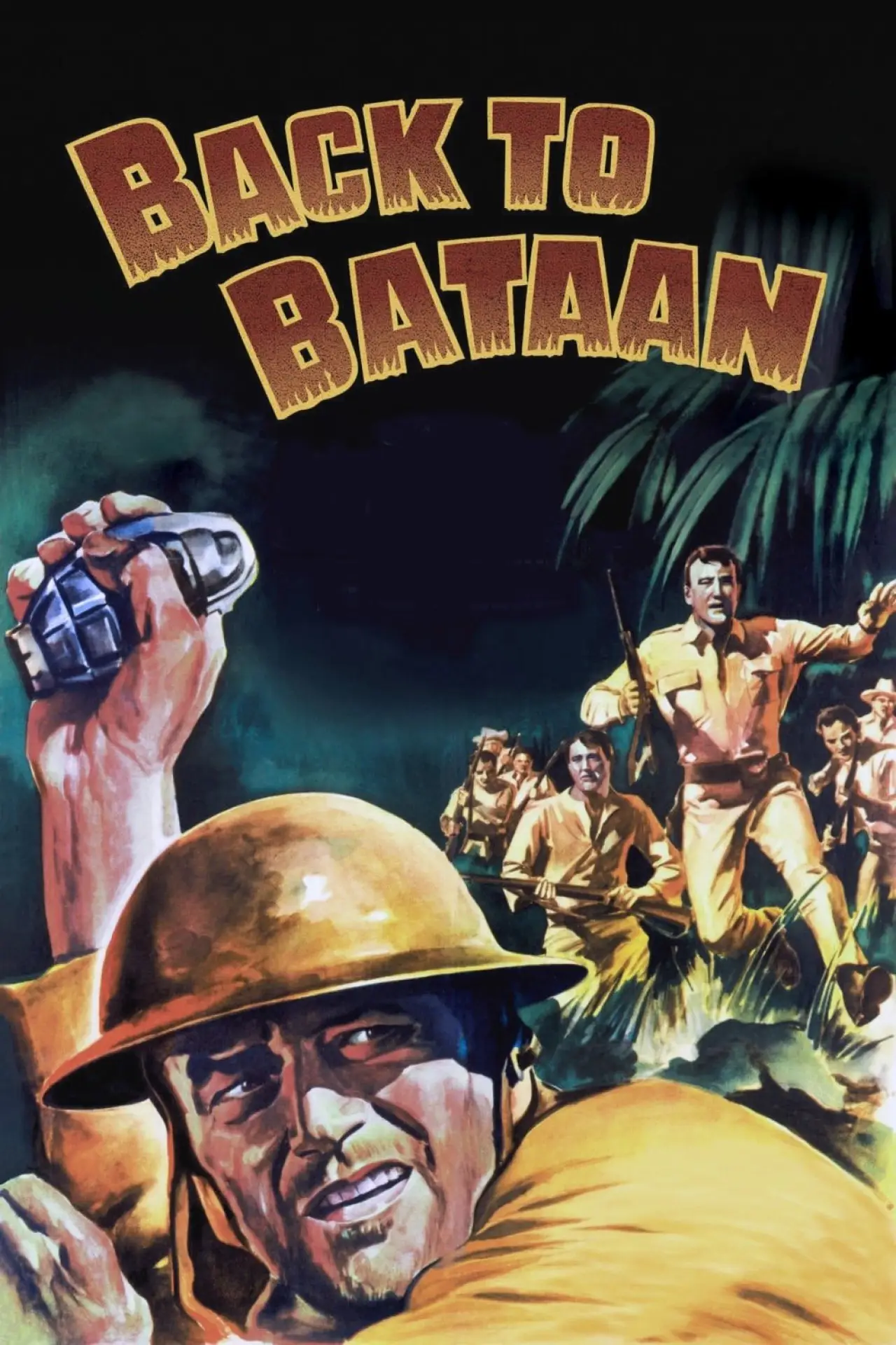 Movie poster "Back to Bataan"