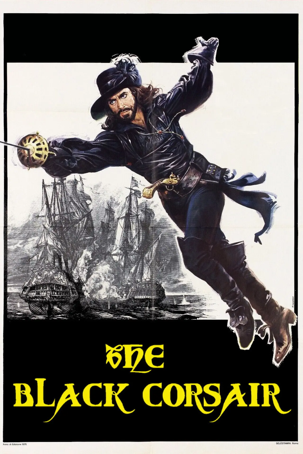 Movie poster "The Black Corsair"