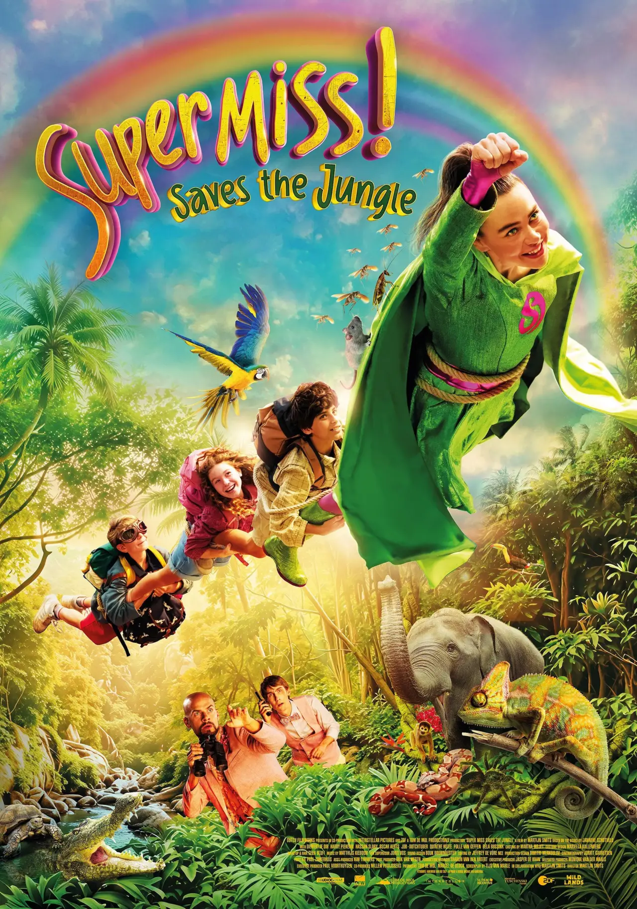 Movie poster "Super Miss! Saves The Jungle"