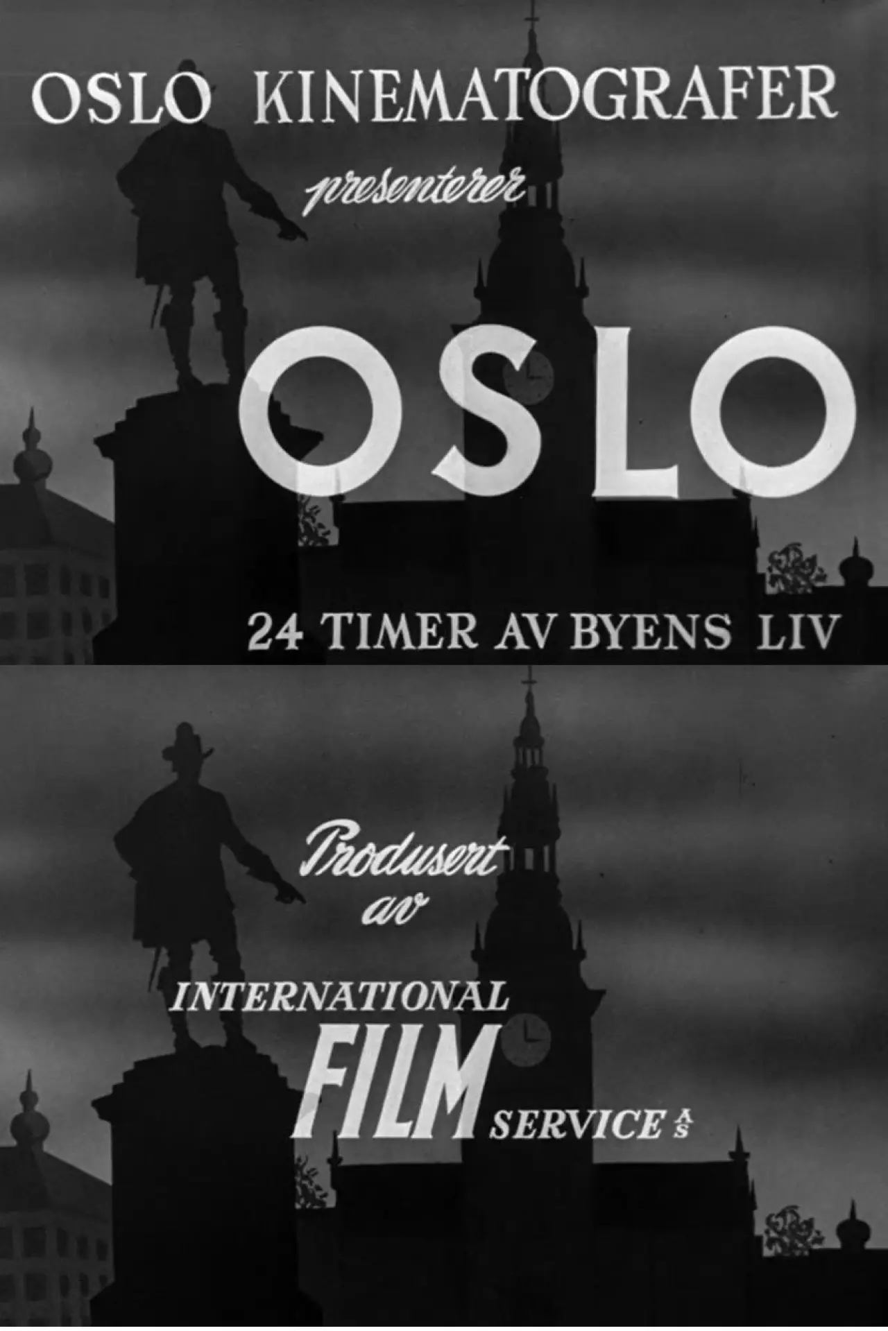 Movie poster "Oslofilm: Oslo: 24 timer av byens liv"