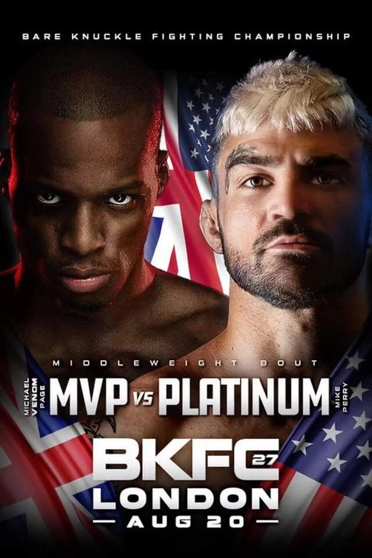 Movie poster "BKFC 27: Perry vs Page"
