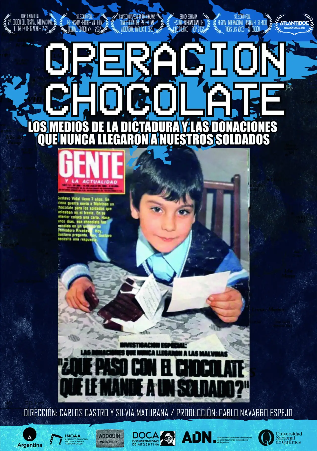 Movie poster "A Chocolate and a Press Operation"