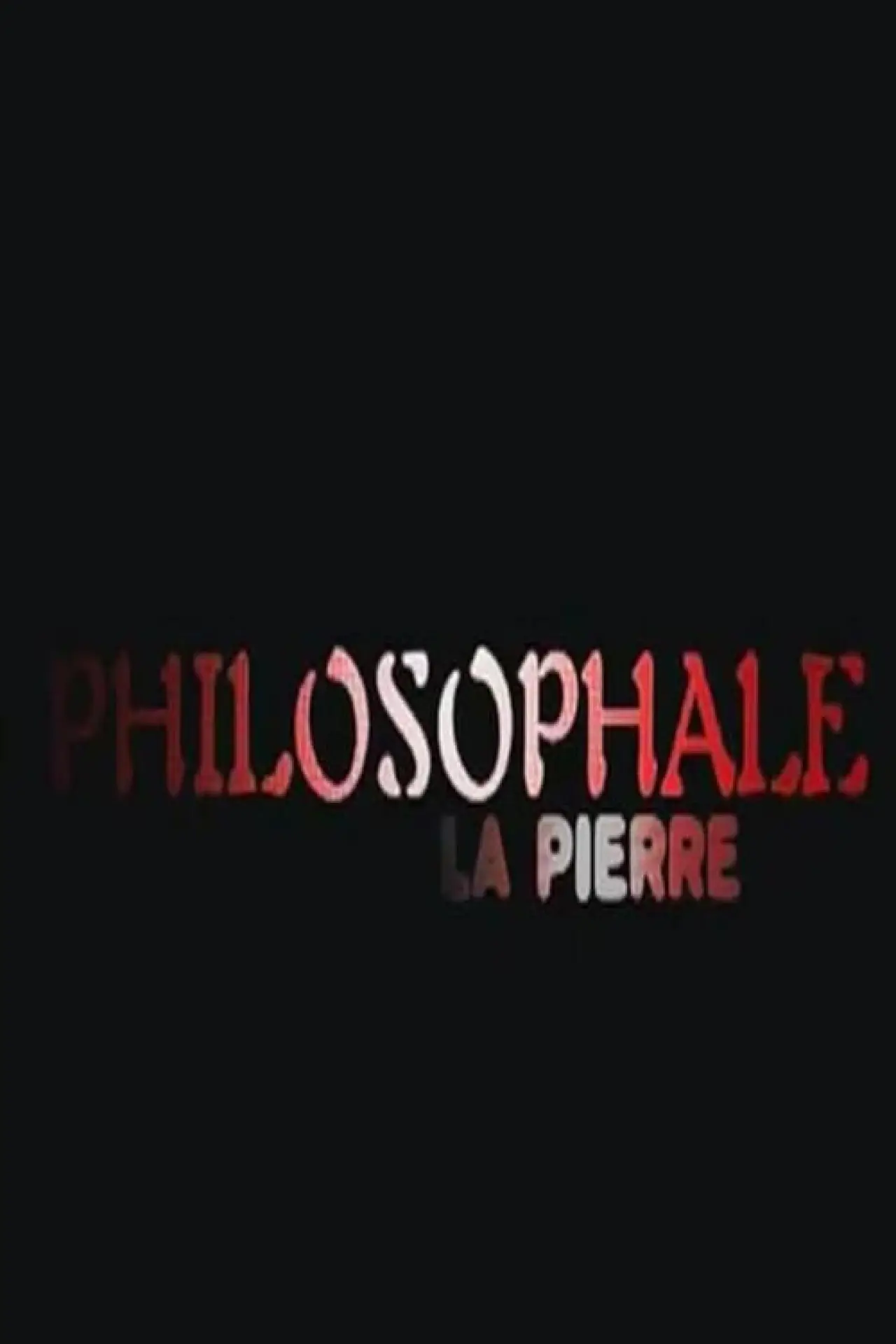 Movie poster "Philosophale"