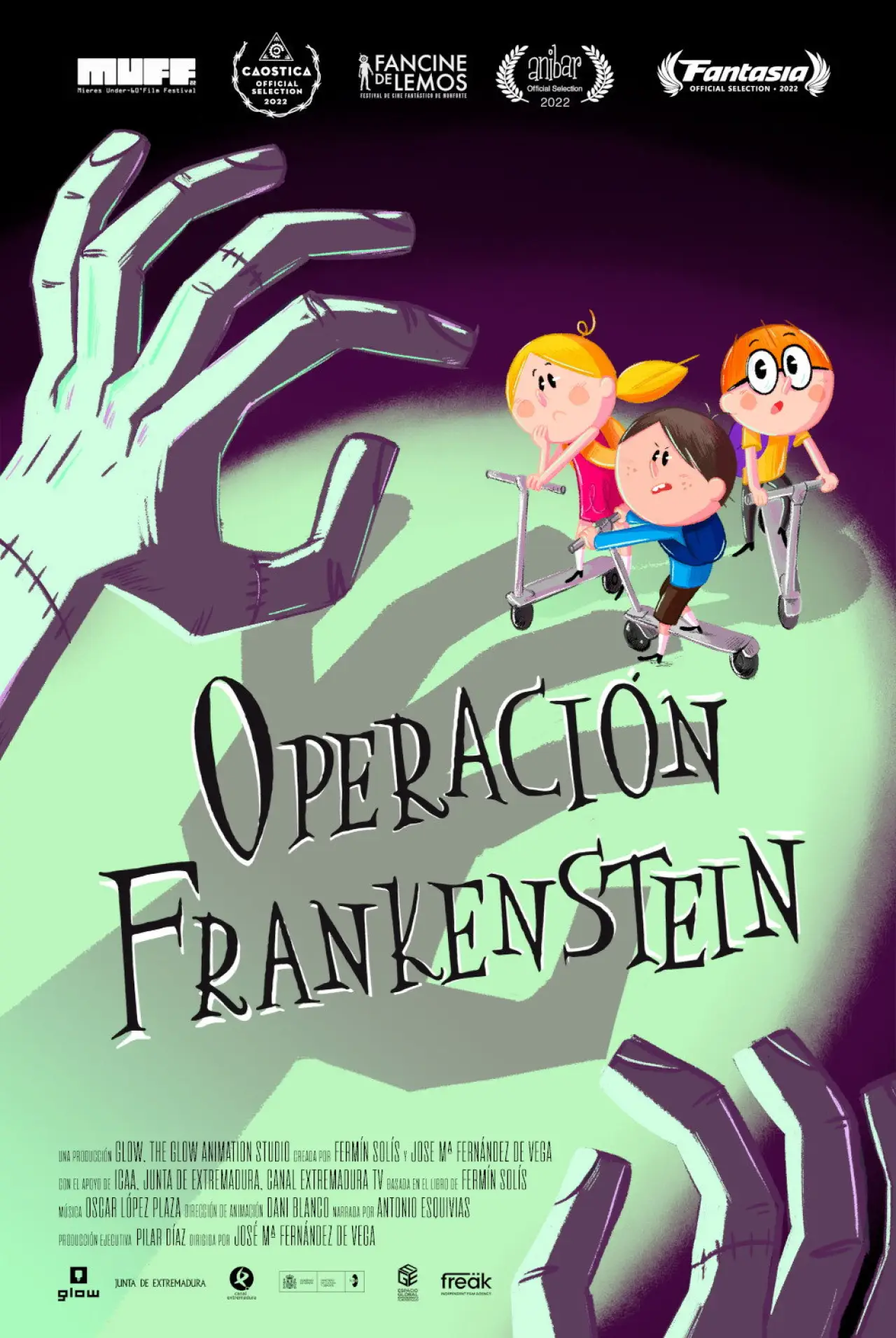 Movie poster "Operation Frankenstein"