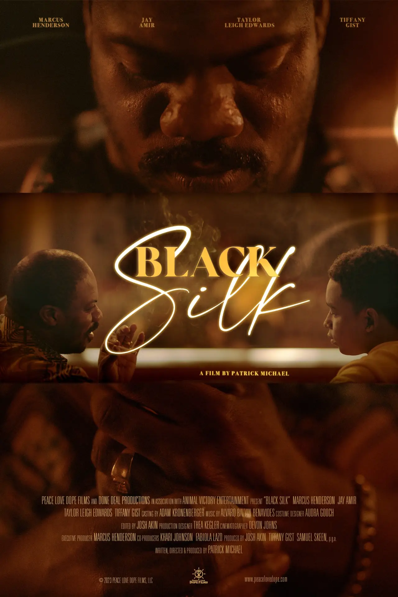 Movie poster "Black Silk"