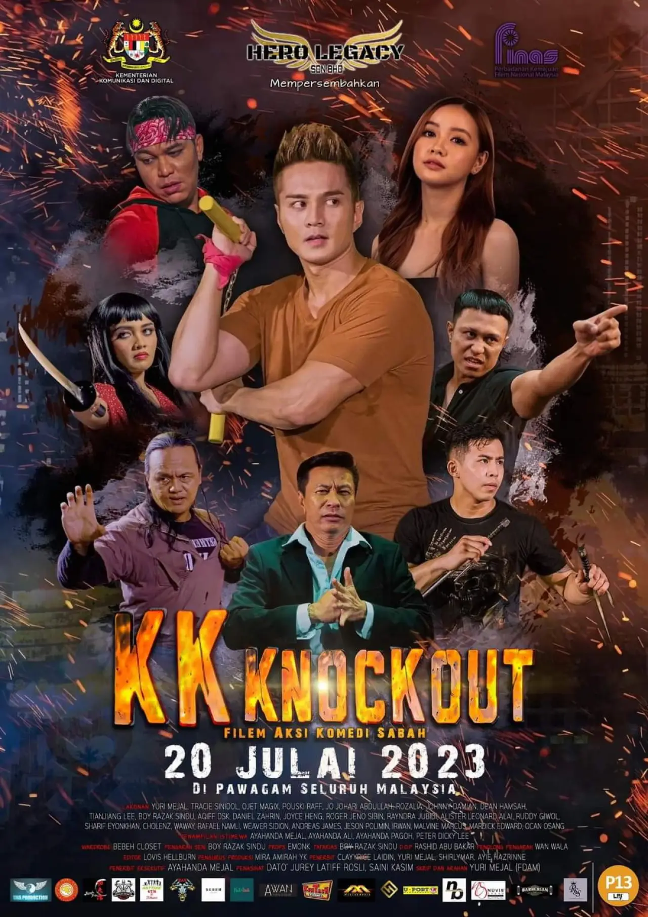 Movie poster "KK Knockout"