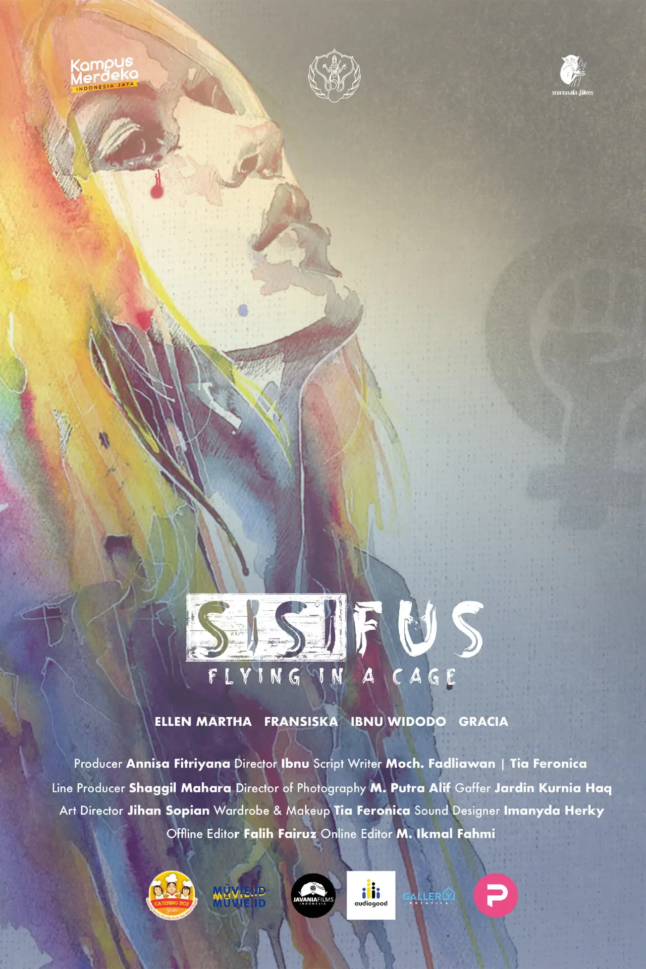 Movie poster "Sisifus (Flying in a Cage)"