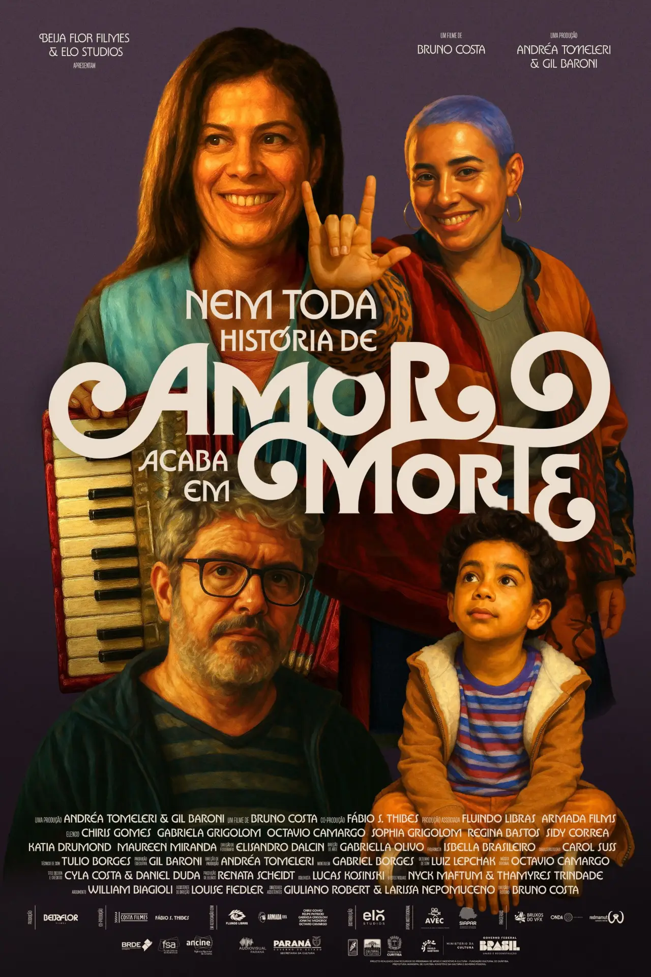Movie poster "Not Every Love Story Ends in Death"