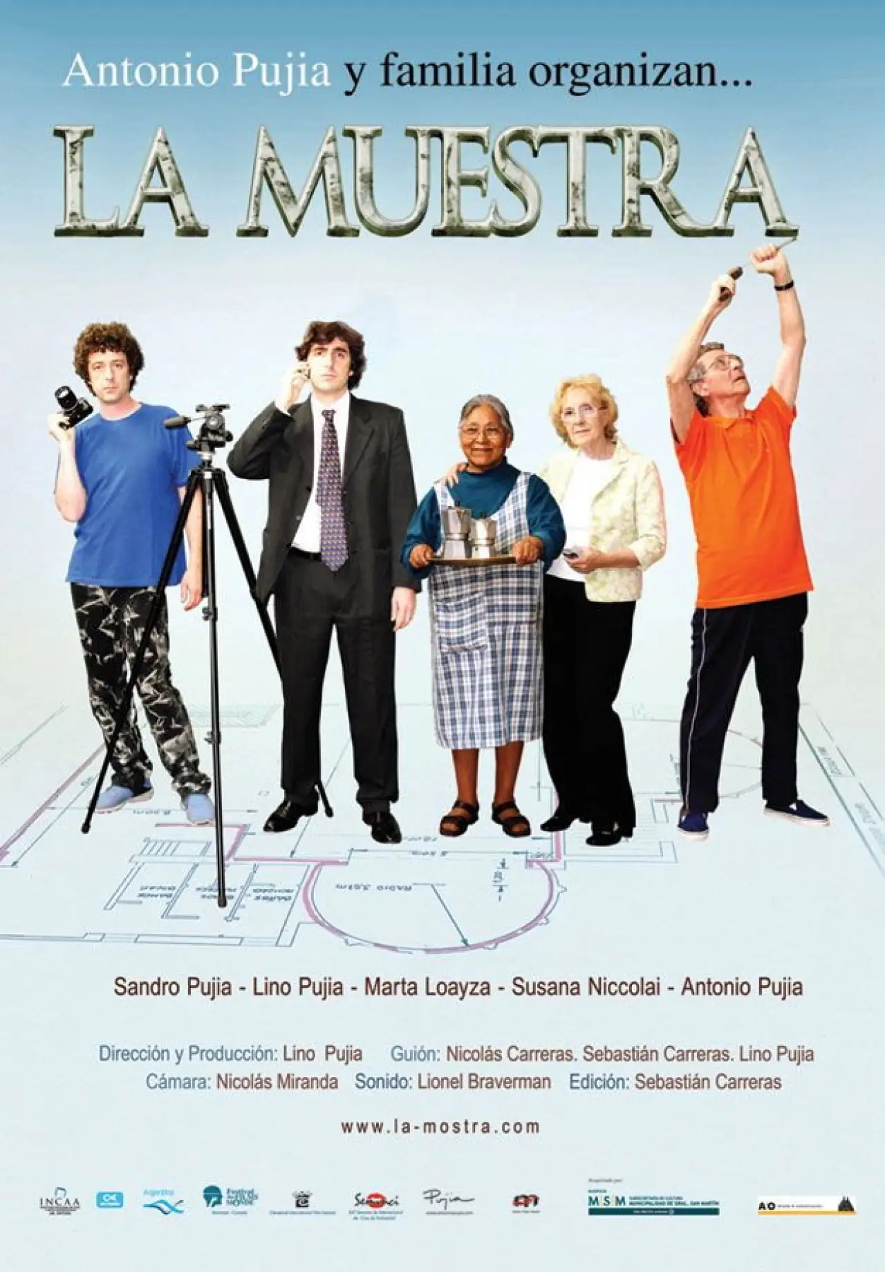 Movie poster "La muestra"