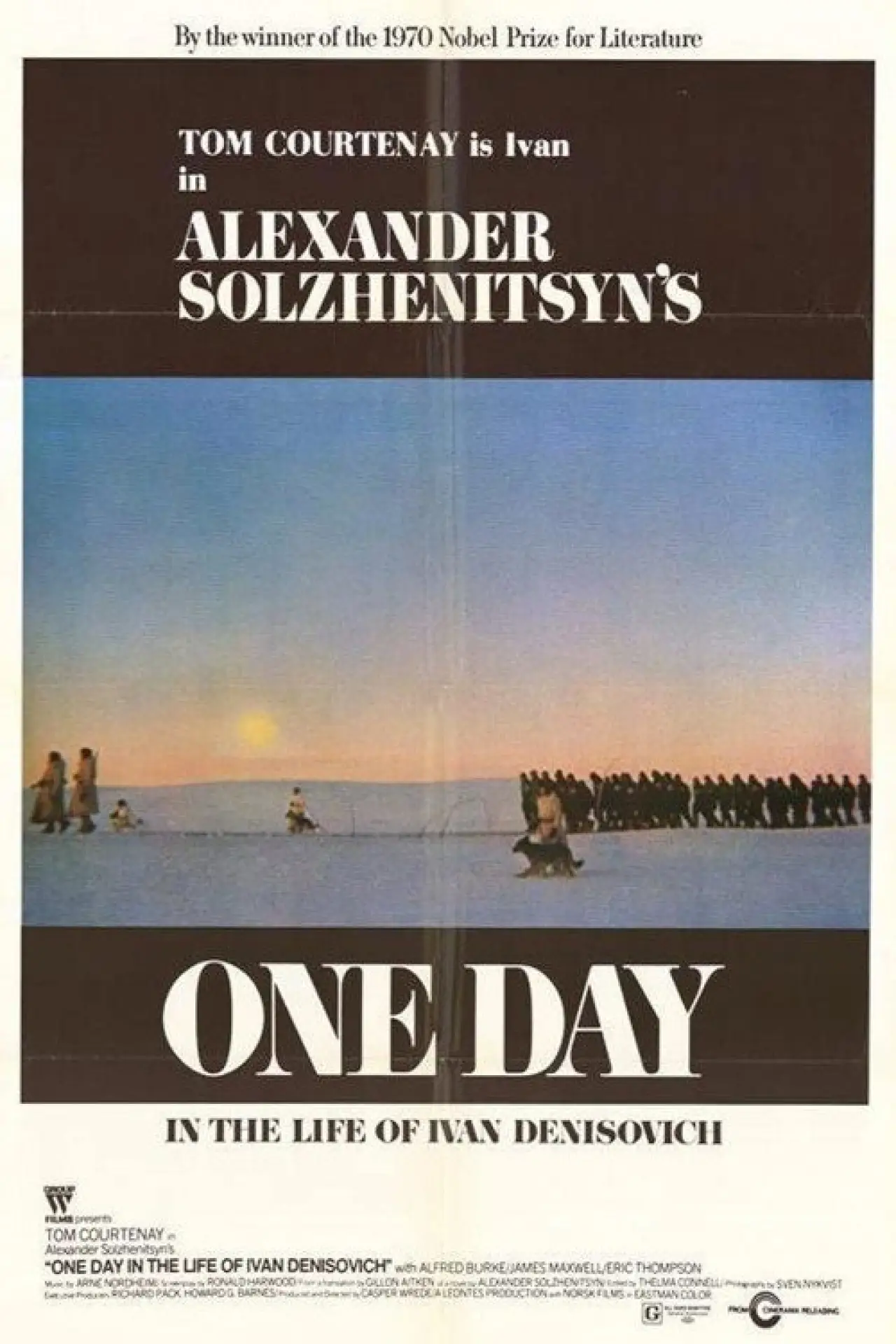 Movie poster "One Day in the Life of Ivan Denisovich"