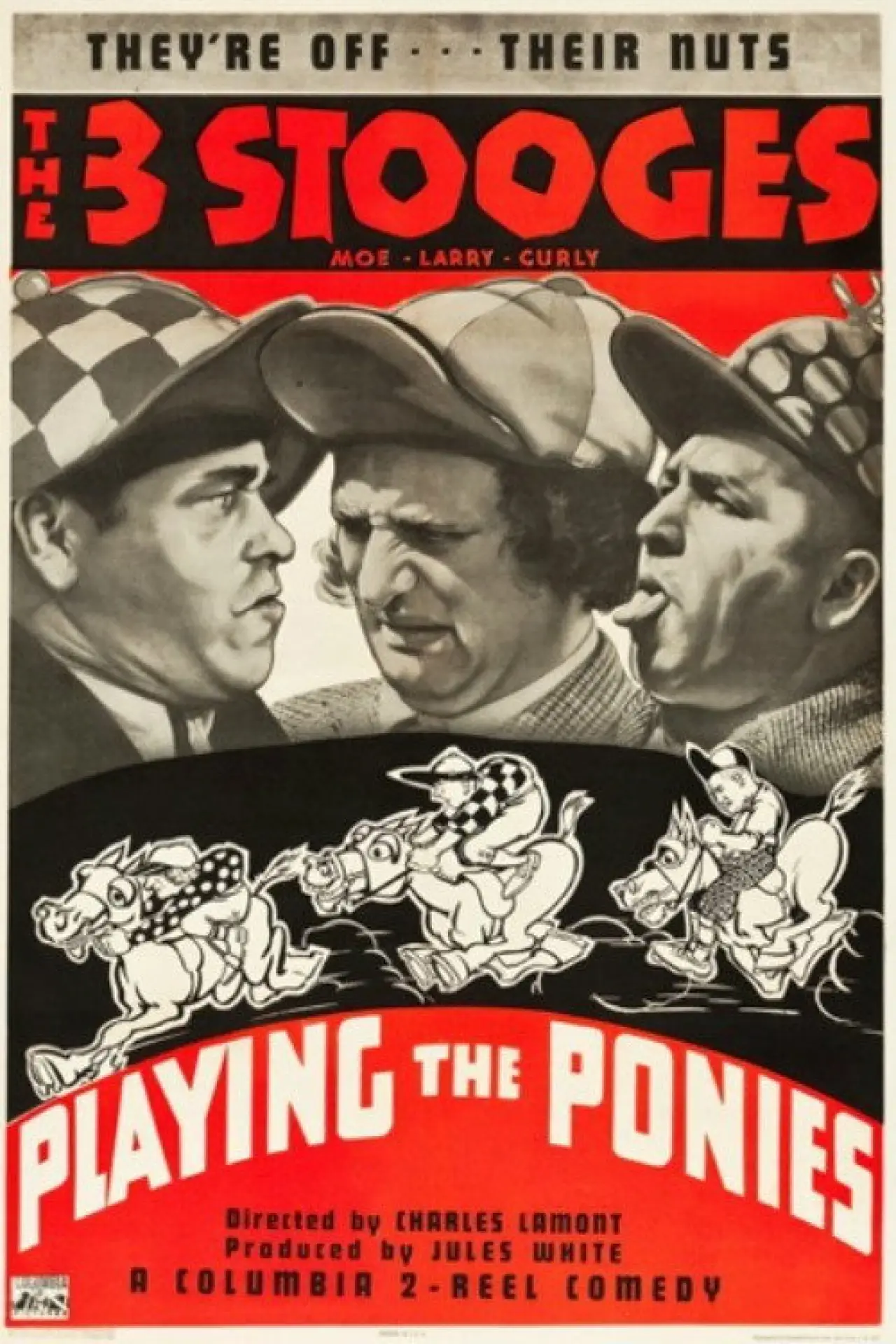 Movie poster "Playing the Ponies"