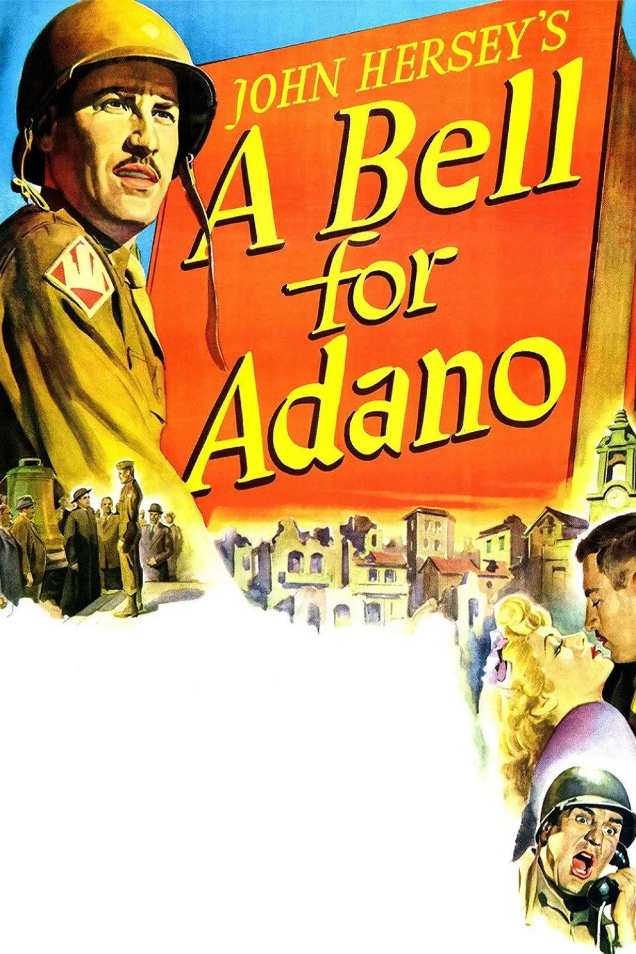 Movie poster "A Bell for Adano"