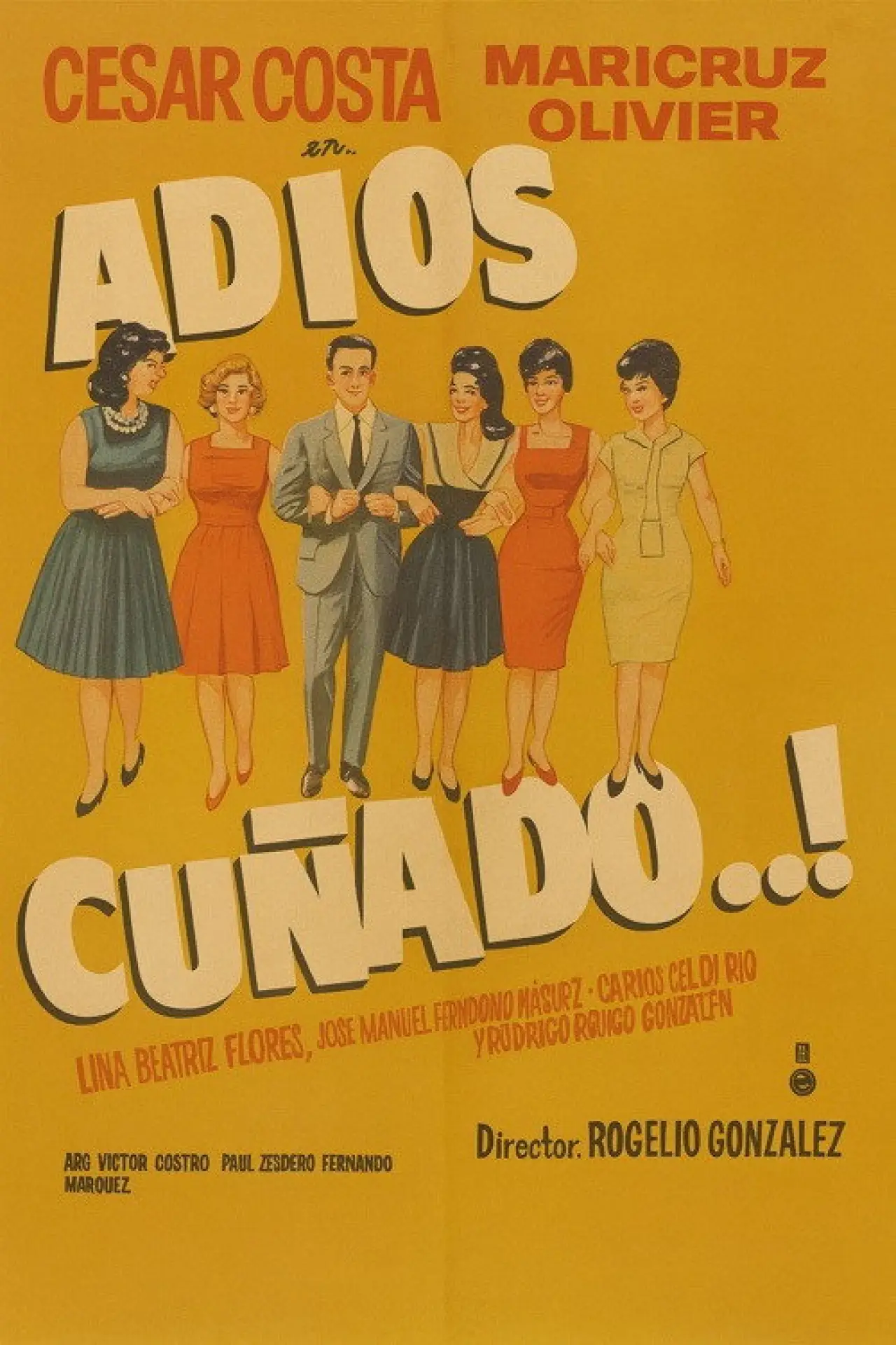 Movie poster "Adios cuñado"
