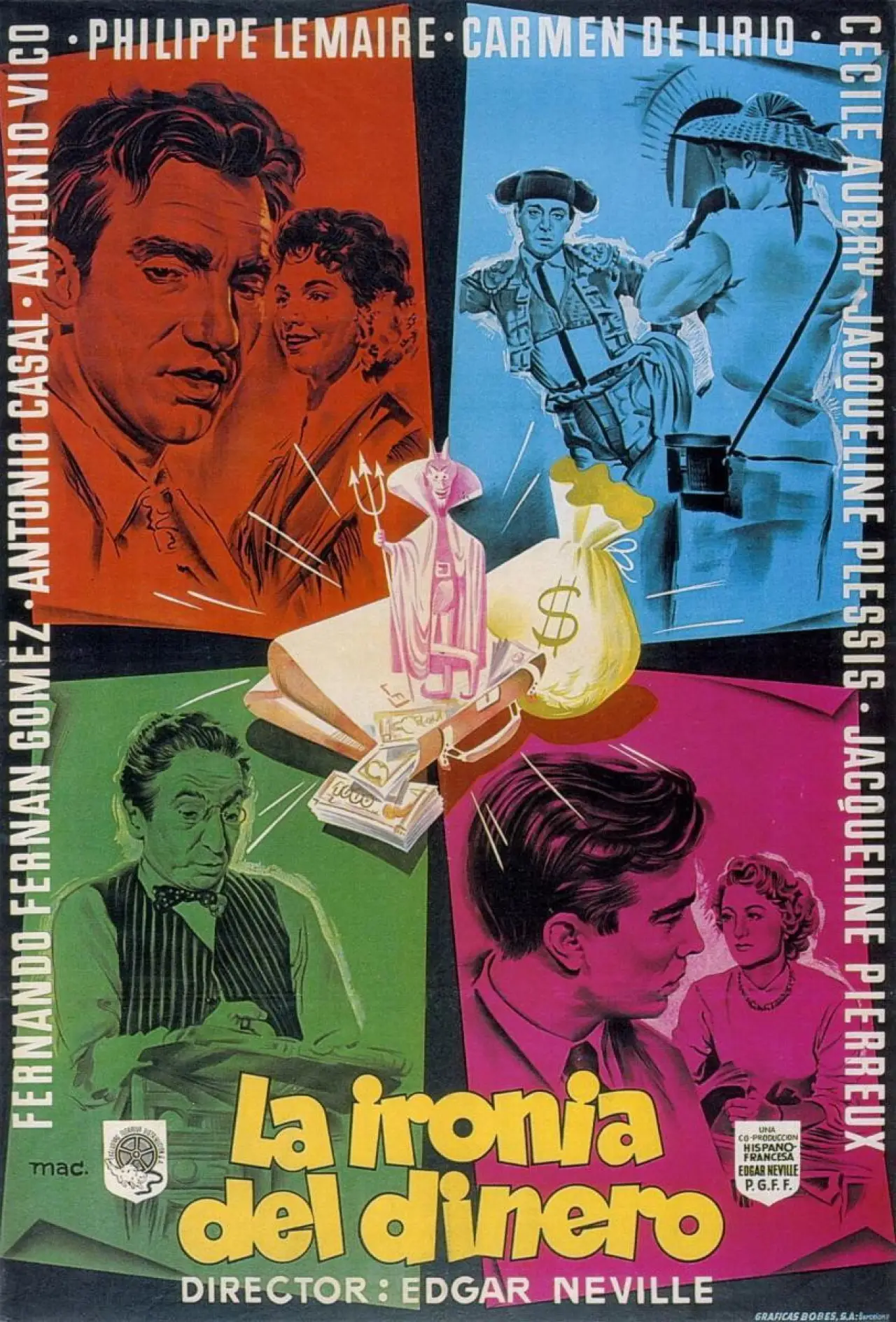 Movie poster "The Irony of Money"