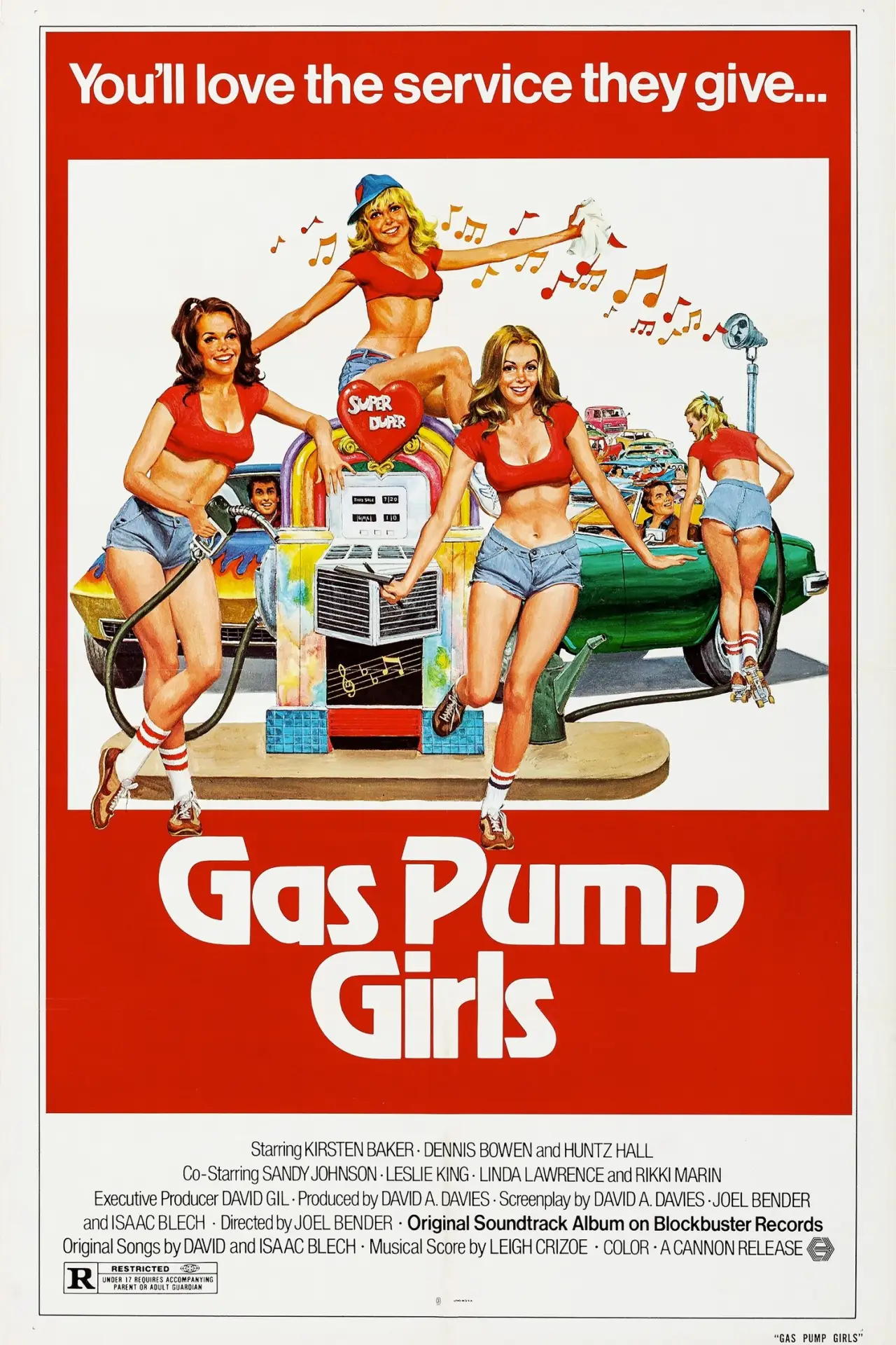 Movie poster "Gas Pump Girls"