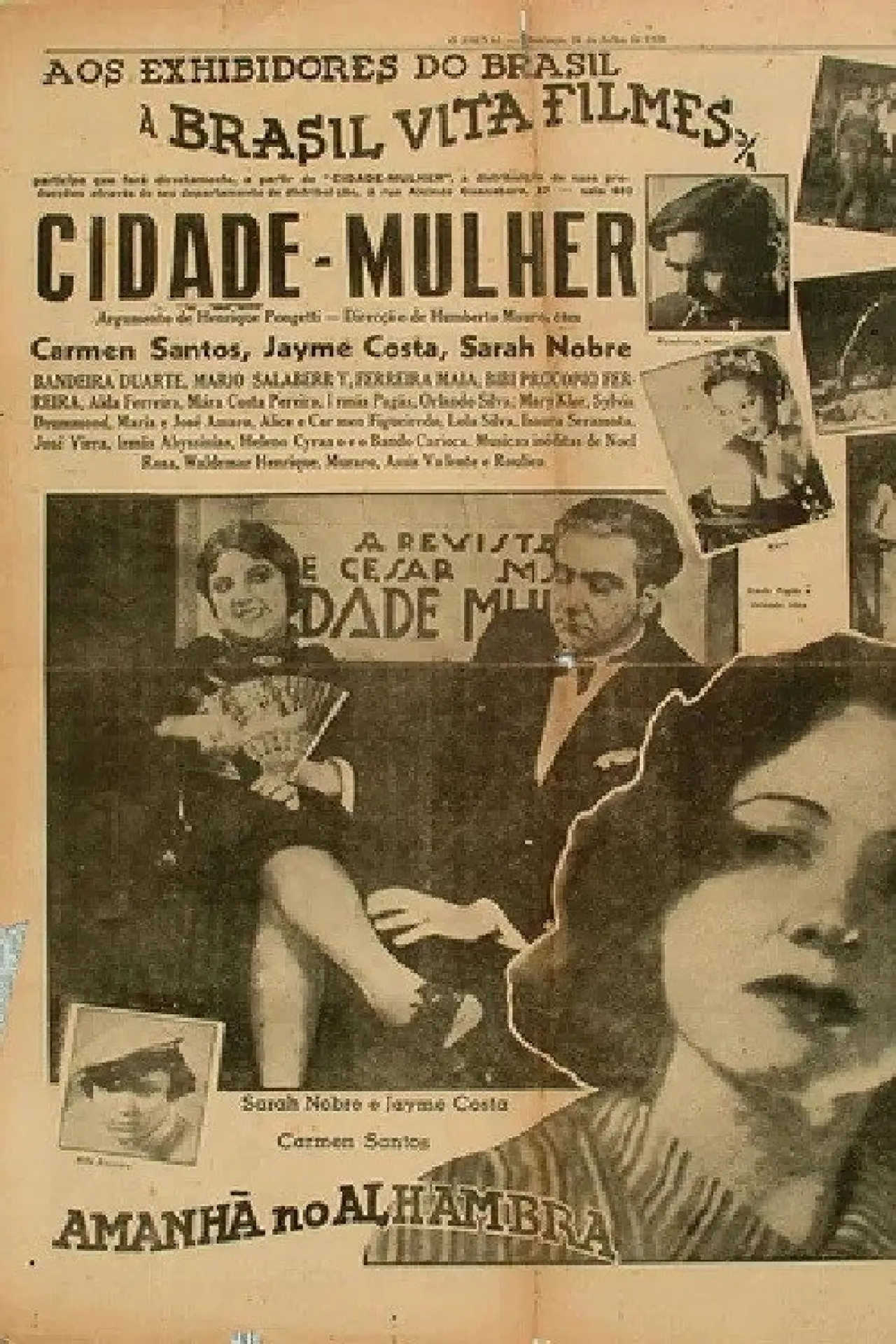 Movie poster "Cidade Mulher"