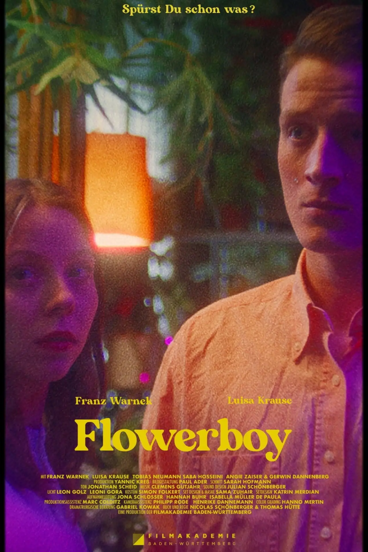 Movie poster "Flowerboy"