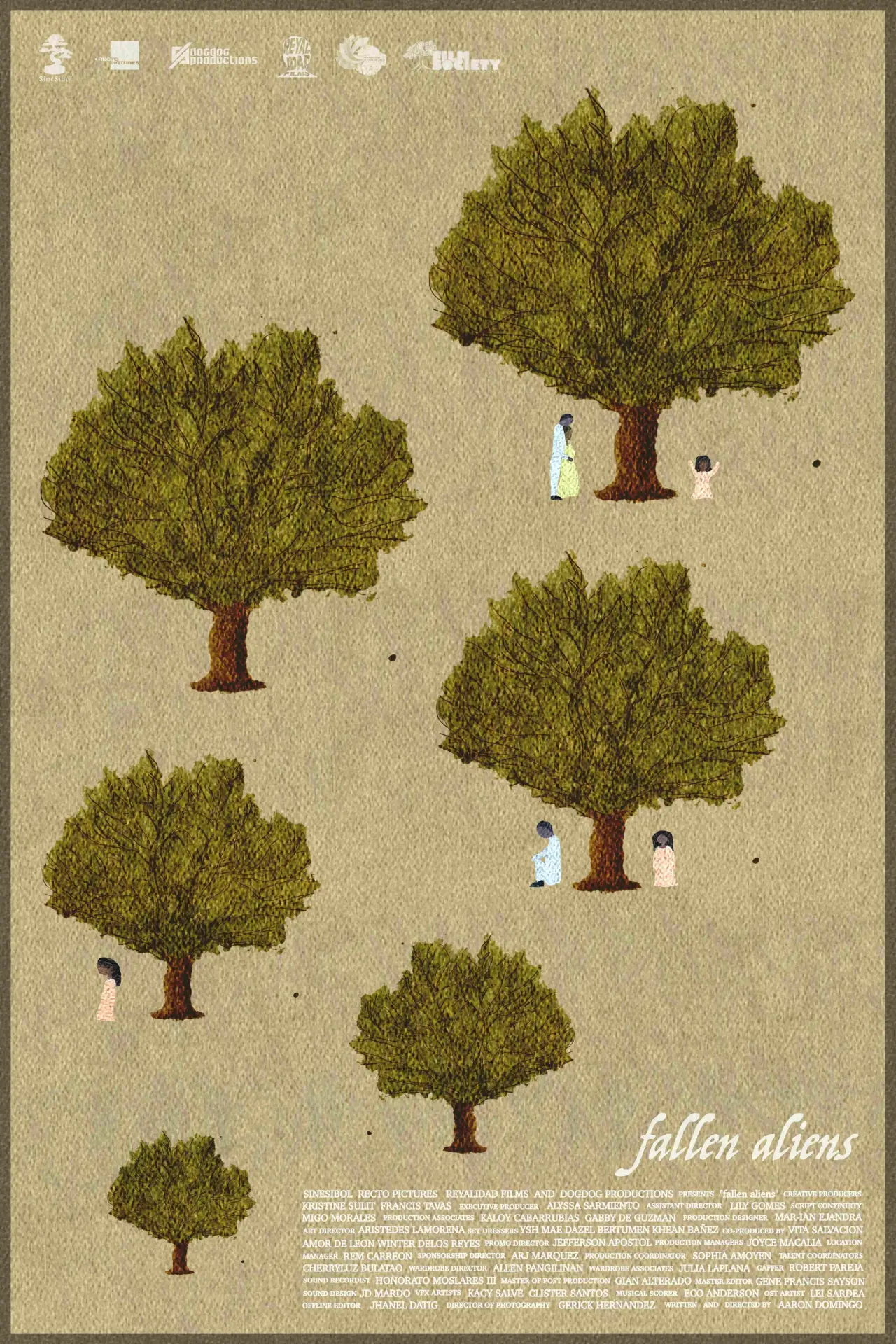 Movie poster "Fallen Aliens"