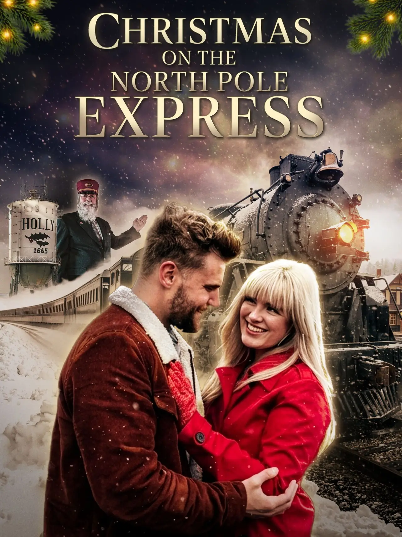 Movie poster "Christmas on the North Pole Express"