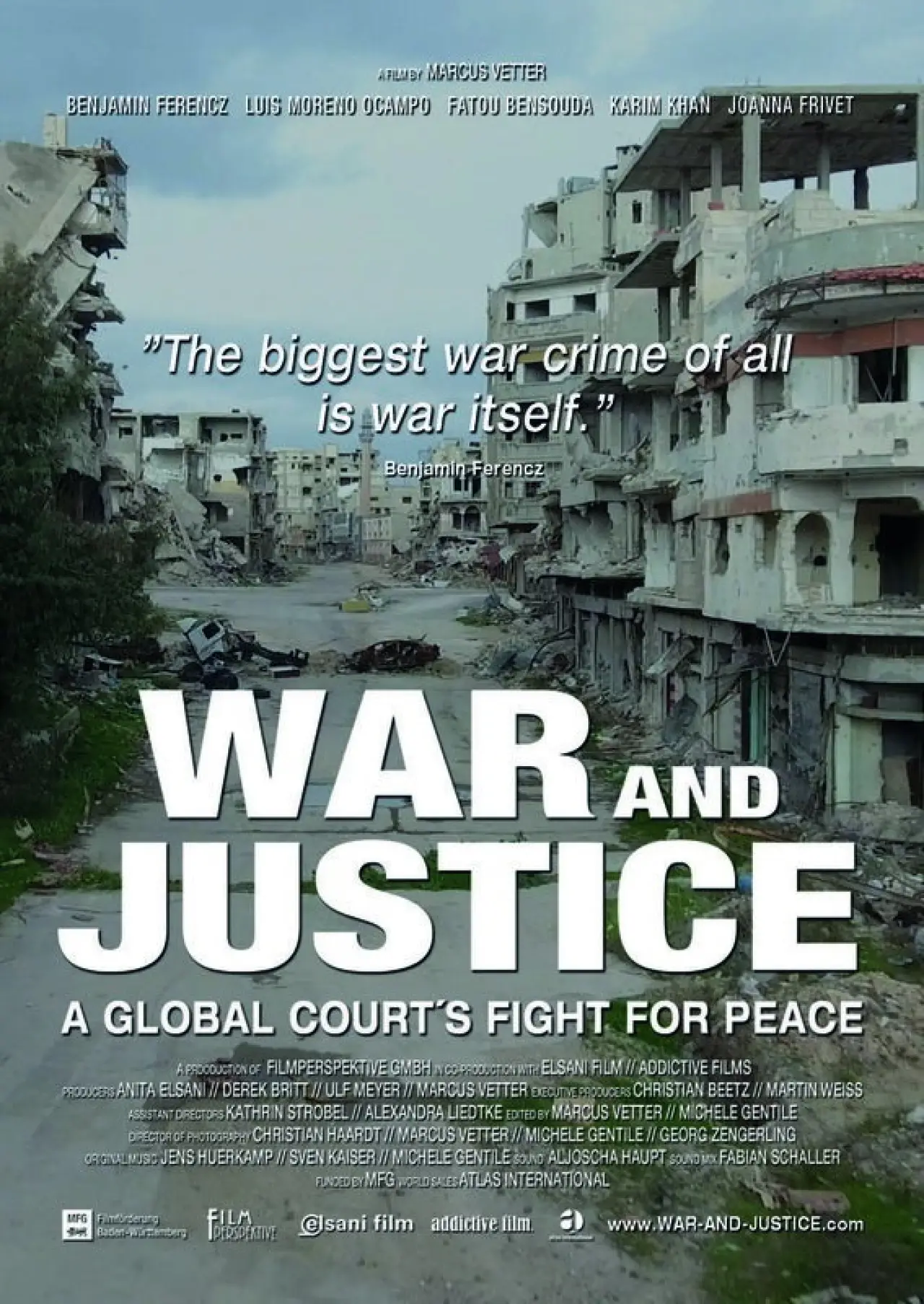 Movie poster "War and Justice"