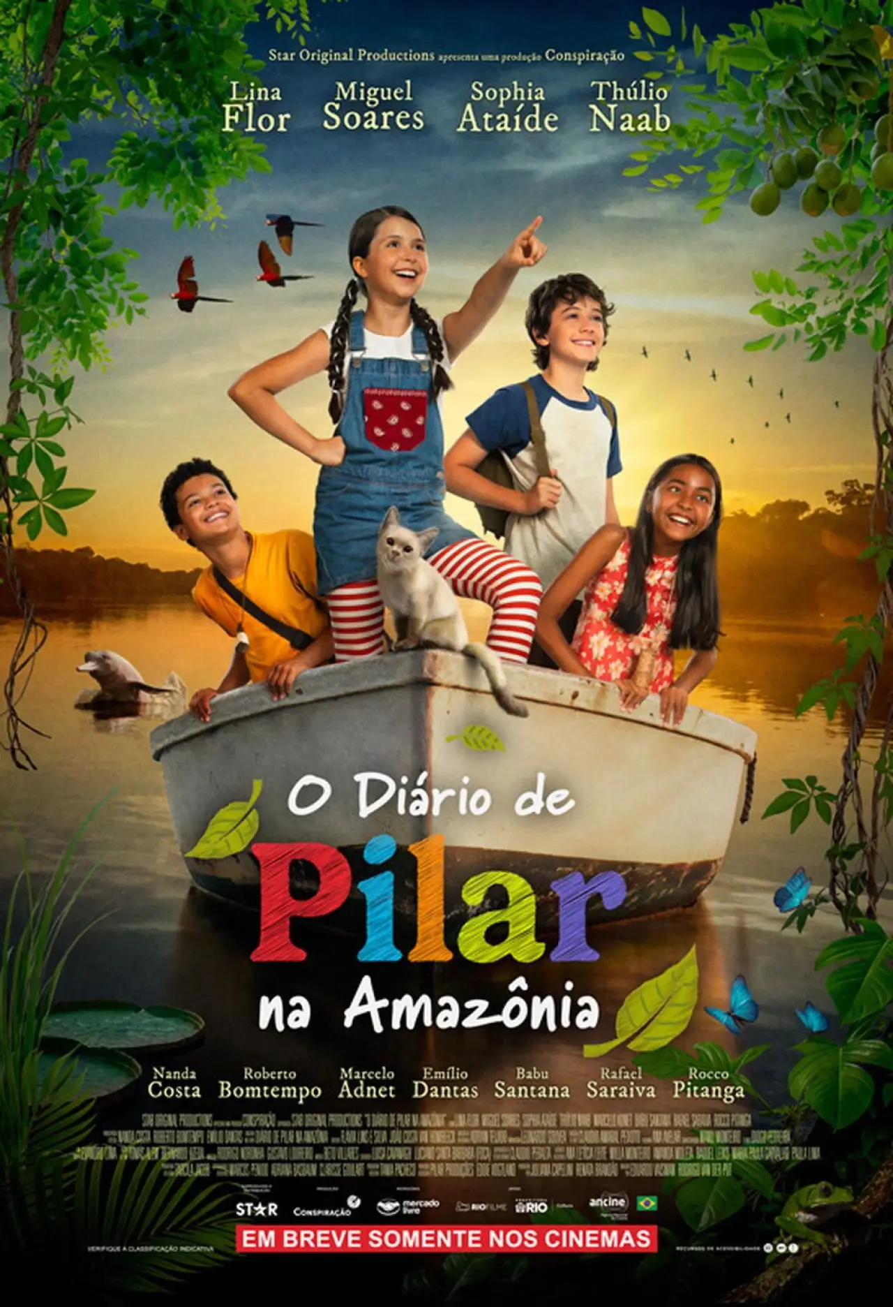 Movie poster "O Diário de Pilar na Amazônia"